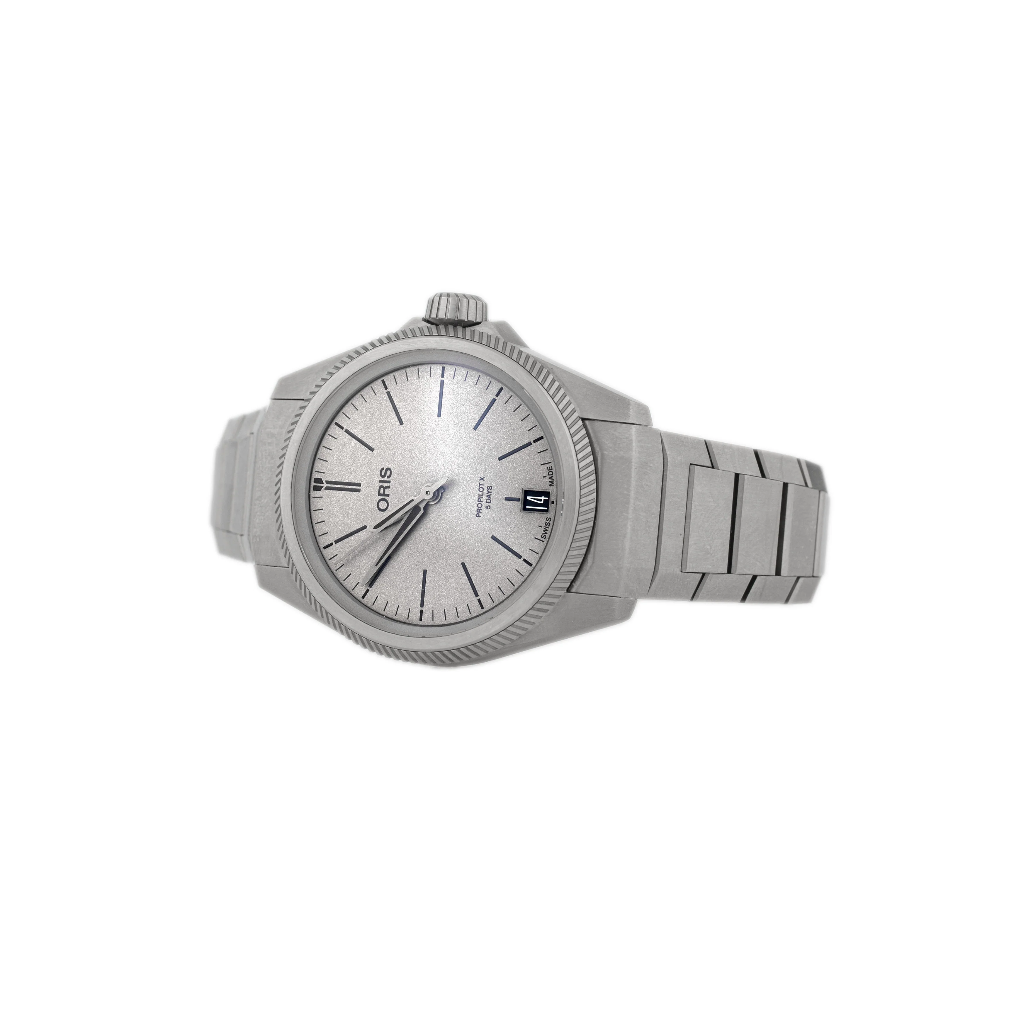 Oris ProPilot X Calibre 400 Titanium Gray Dial 39mm 01 400 7778 7153-07 7 20 01TLC Full Set - Image 3