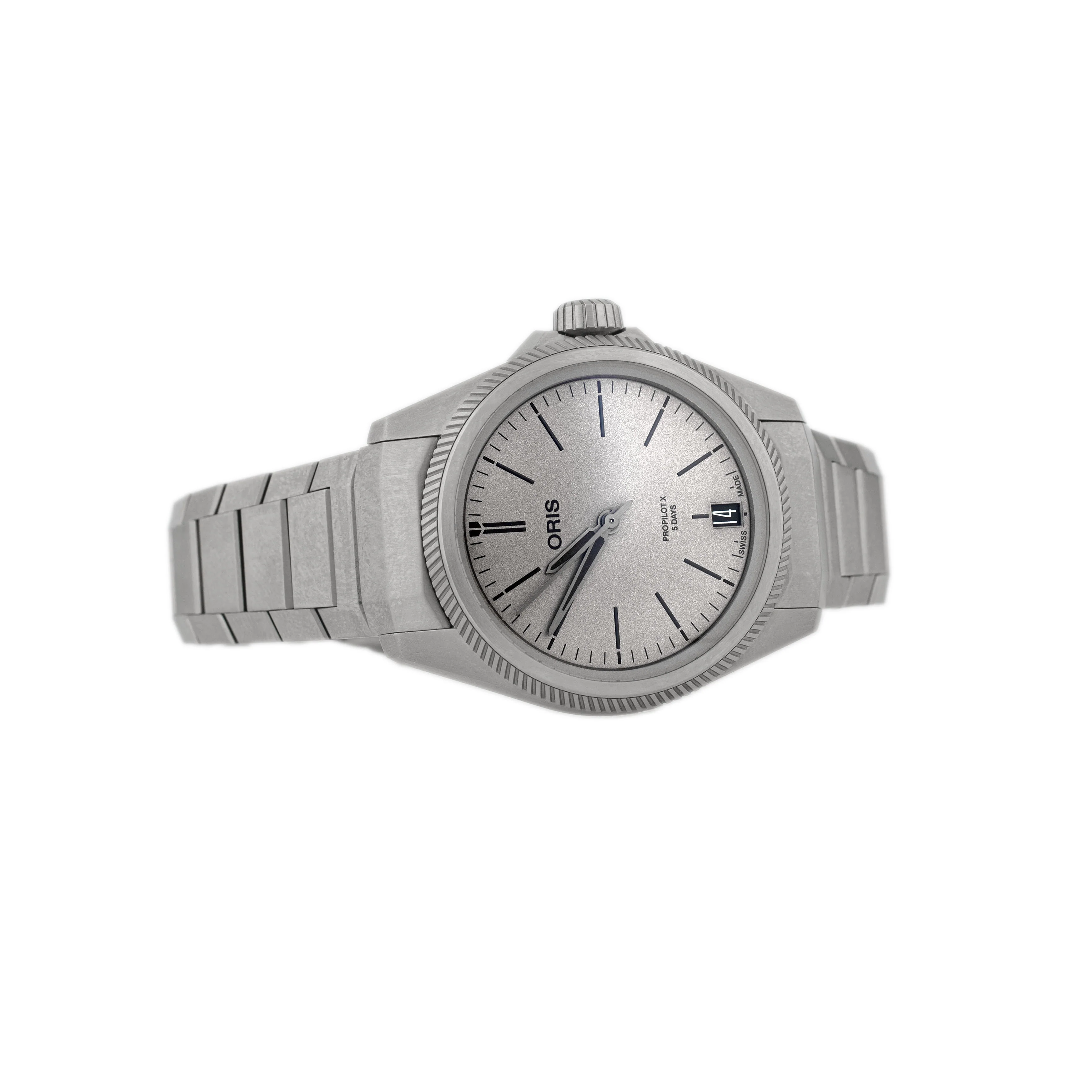 Oris ProPilot X Calibre 400 Titanium Gray Dial 39mm 01 400 7778 7153-07 7 20 01TLC Full Set - Image 4