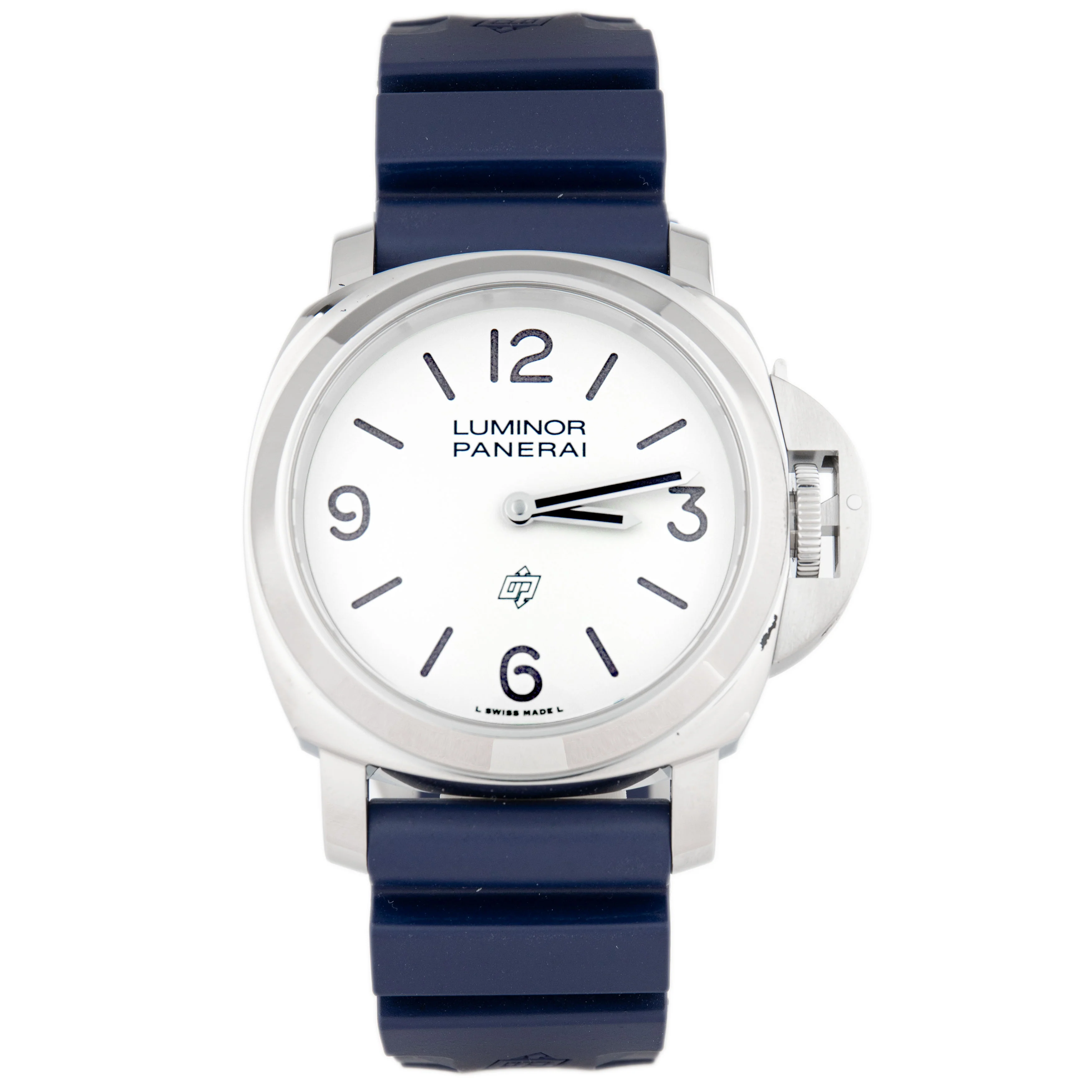 Panerai Luminor Base Logo Stainless Steel White Dial 44mm White Dial PAM01087 Full Set