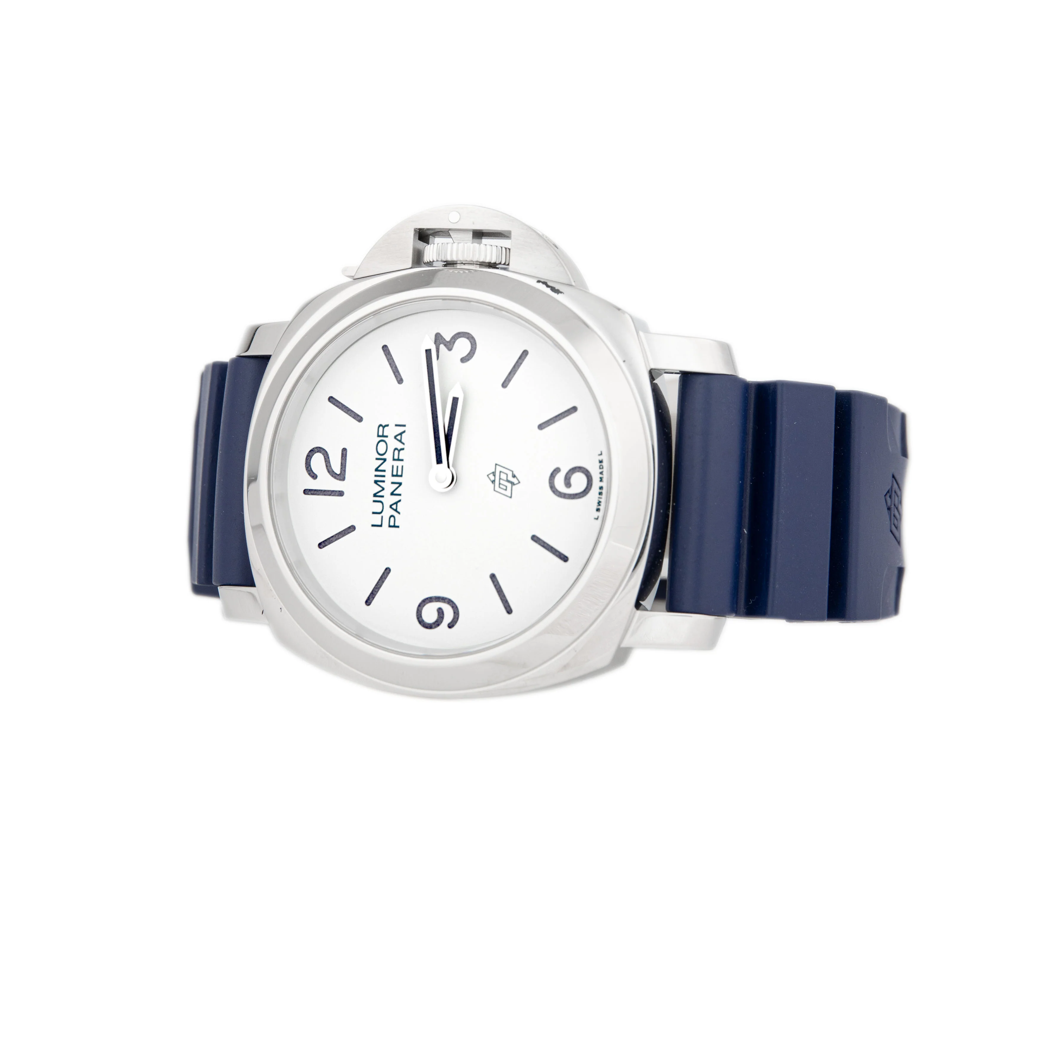Panerai Luminor Base Logo Stainless Steel White Dial 44mm White Dial PAM01087 Full Set - Image 3