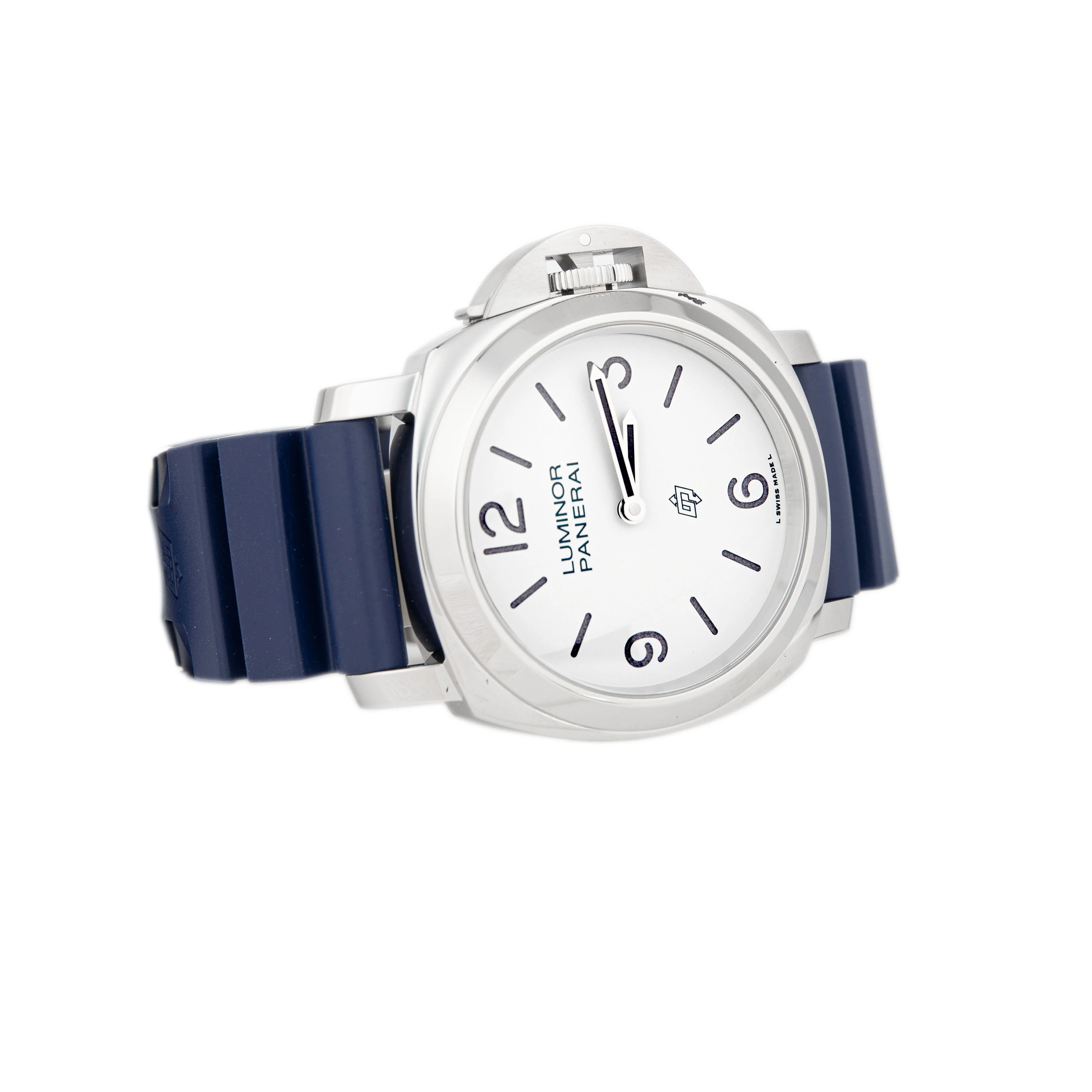 Panerai Luminor Base Logo Stainless Steel White Dial 44mm White Dial PAM01087 Full Set - Image 4