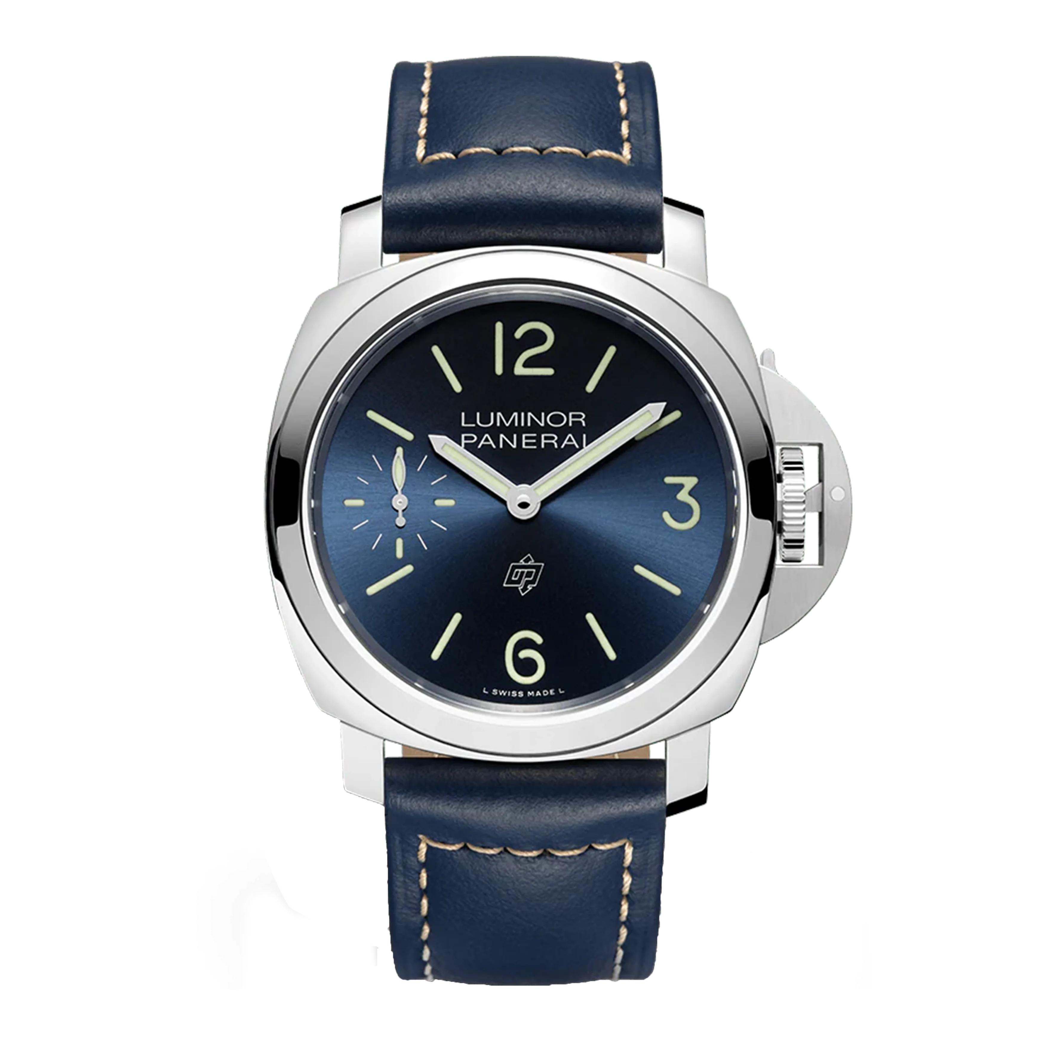 Panerai Luminor Blu Mare Watch, 44mm Blue Dial, PAM01085