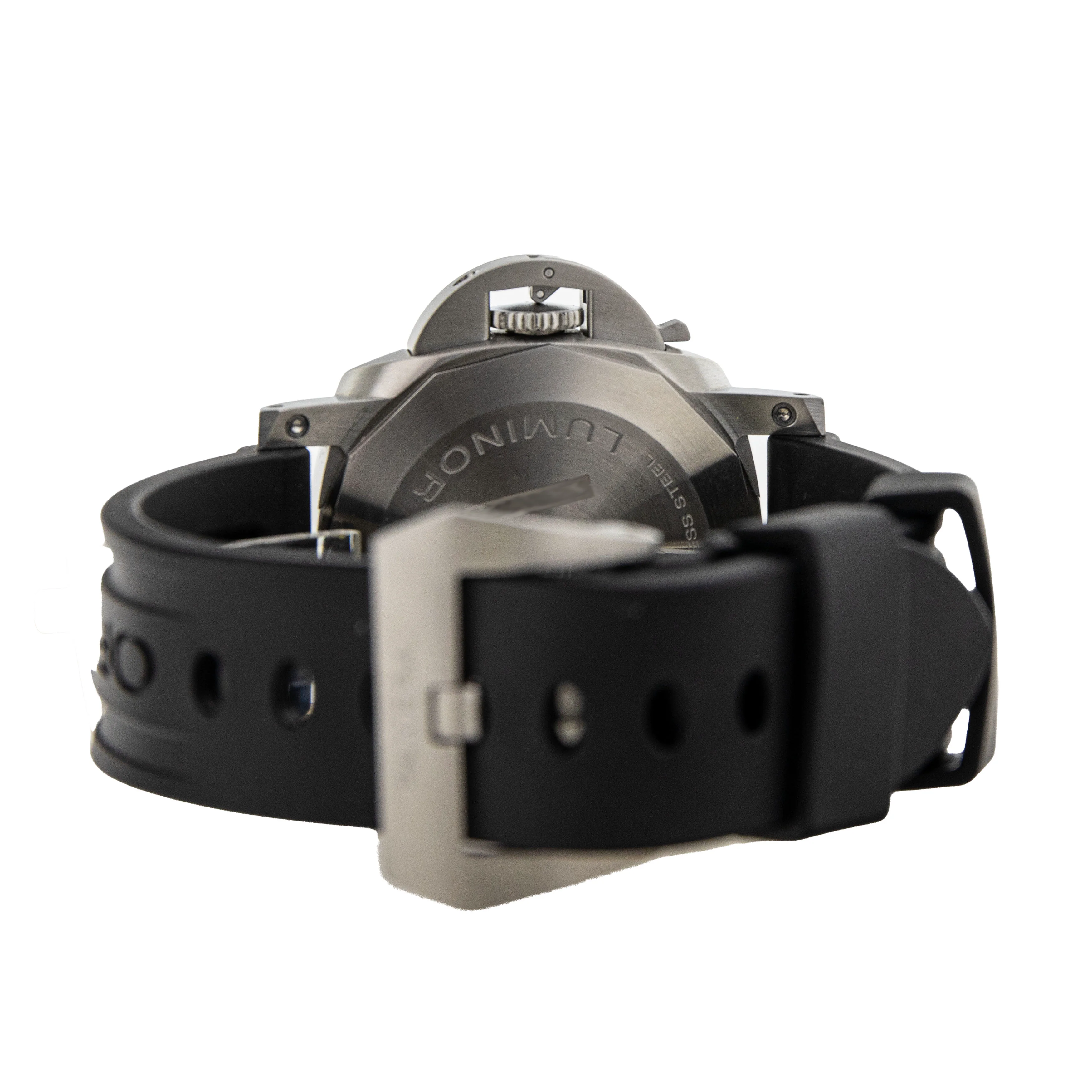 Panerai Luminor Chronograph Stainless Steel Black Dial 44mm PAM01109 Full Set - Image 5