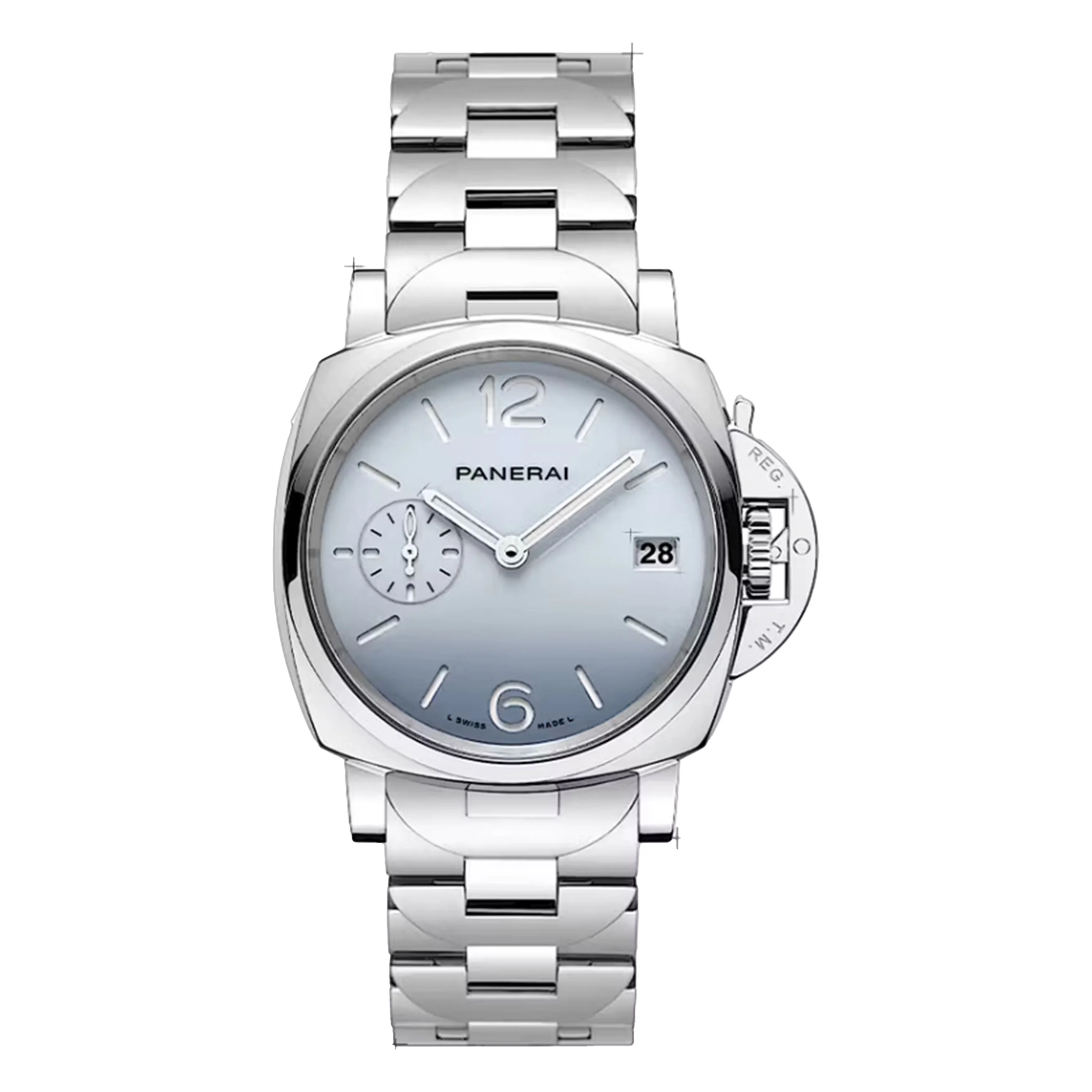 Panerai Luminor Due Pastello Watch, 38mm Blue Dial, PAM01309