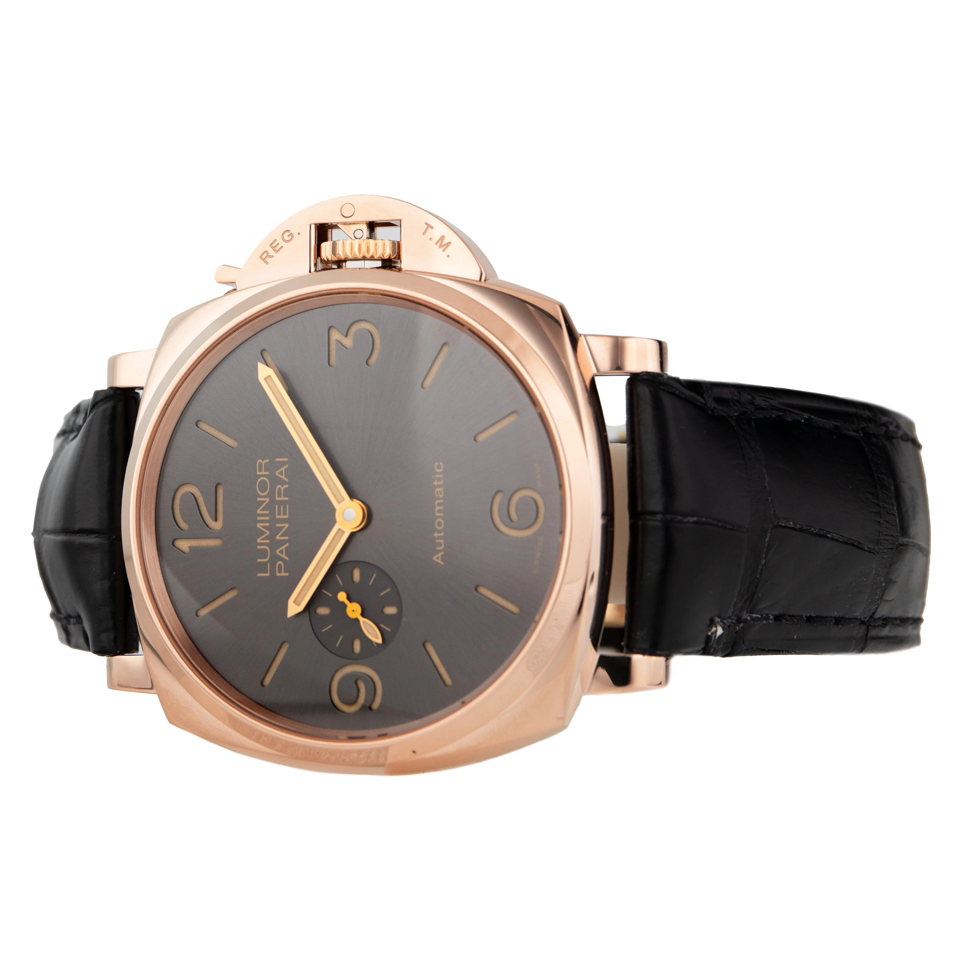 Panerai Luminor Due Rose Gold Gray Dial 45mm Pam00675 - Image 3