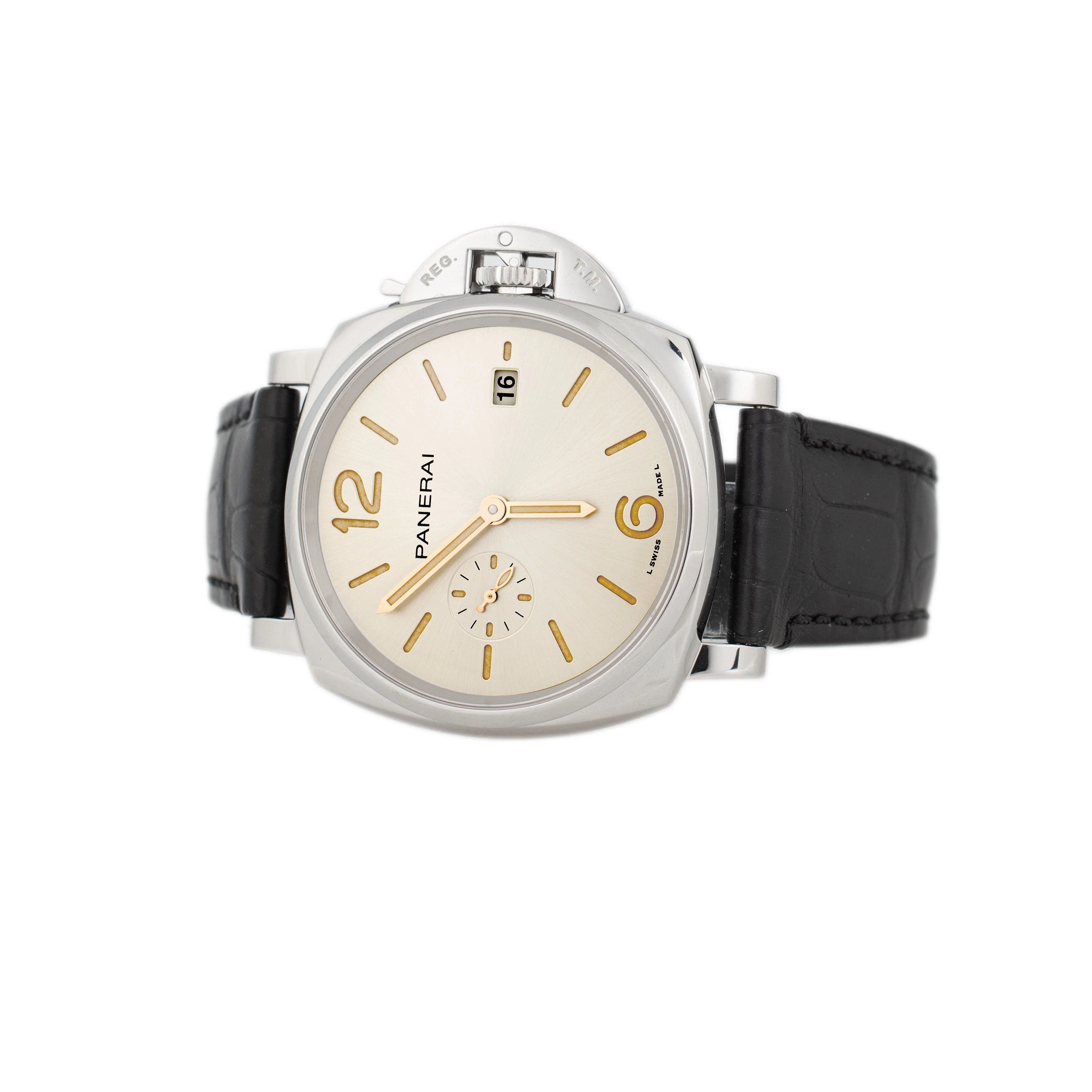 Panerai Luminor Due Stainless Steel Champagne Dial 42mm PAM01672 Full Set - Image 3