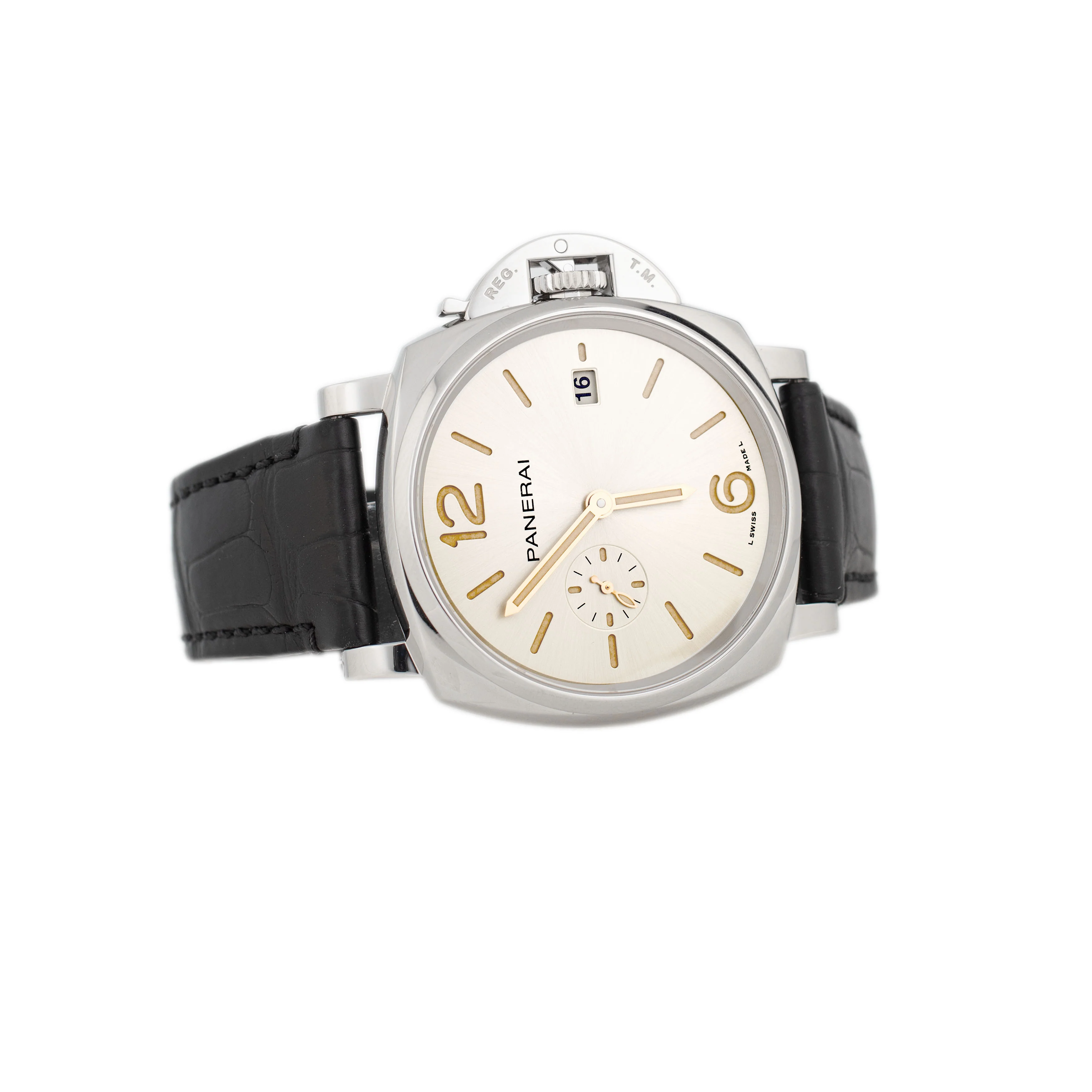 Panerai Luminor Due Stainless Steel Champagne Dial 42mm PAM01672 Full Set - Image 4