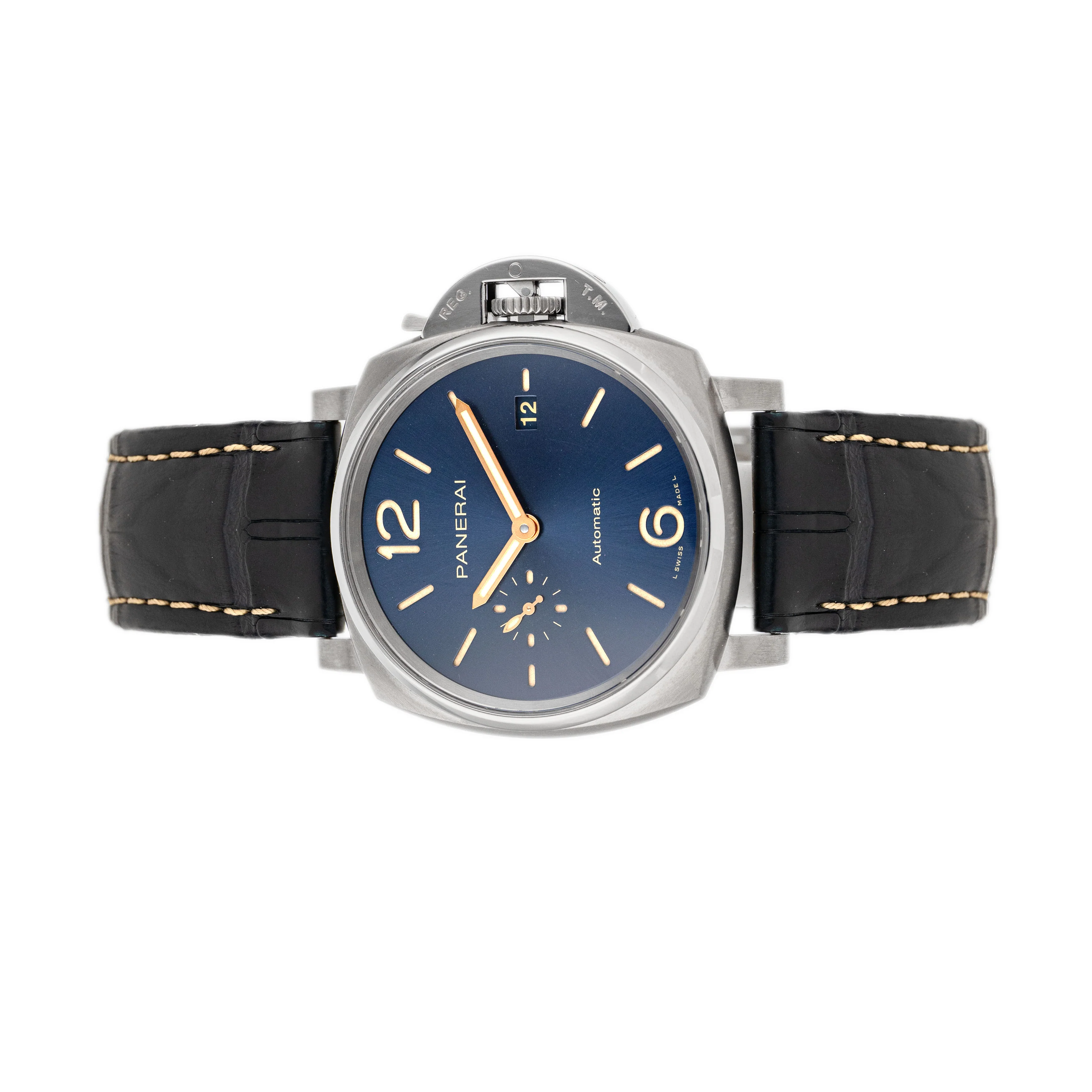 Panerai Luminor Due Titanium Blue Dial 42mm PAM00927 Full Set - Image 2