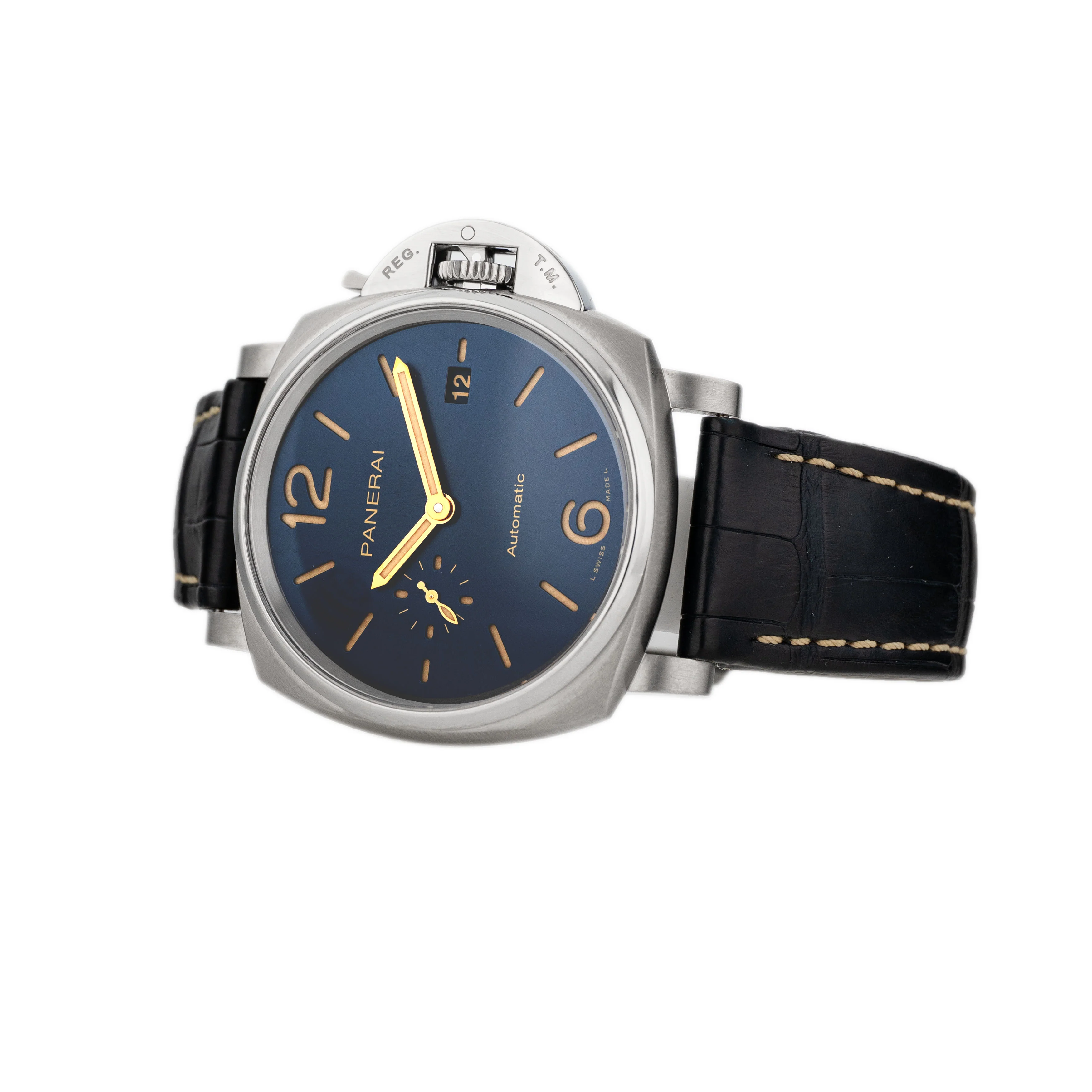 Panerai Luminor Due Titanium Blue Dial 42mm PAM00927 Full Set - Image 3
