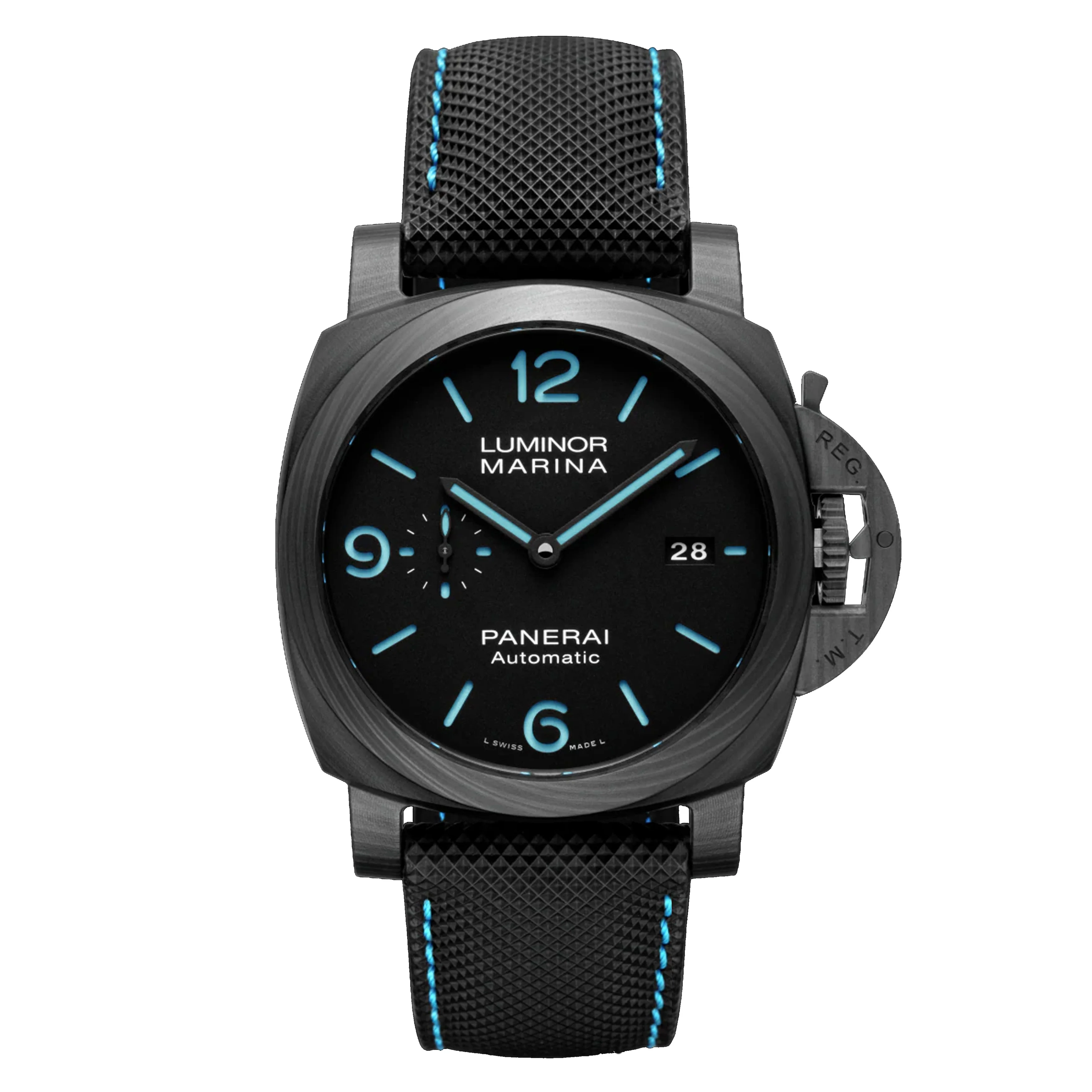 Panerai Luminor Marina Carbotech Watch, 44mm Black Dial, PAM01661