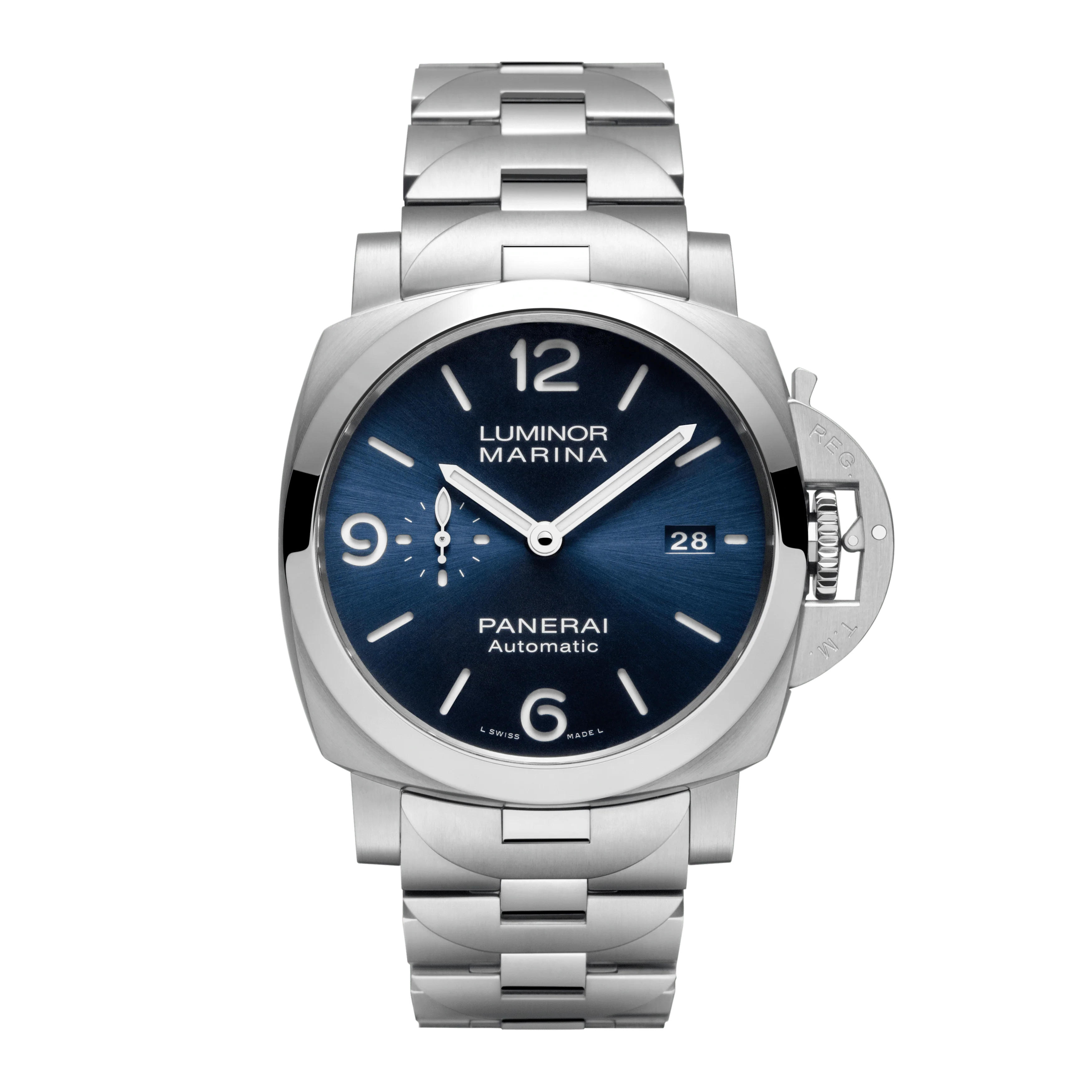Panerai Luminor Marina Specchio Blu Watch, 44mm Blue Dial, PAM01316