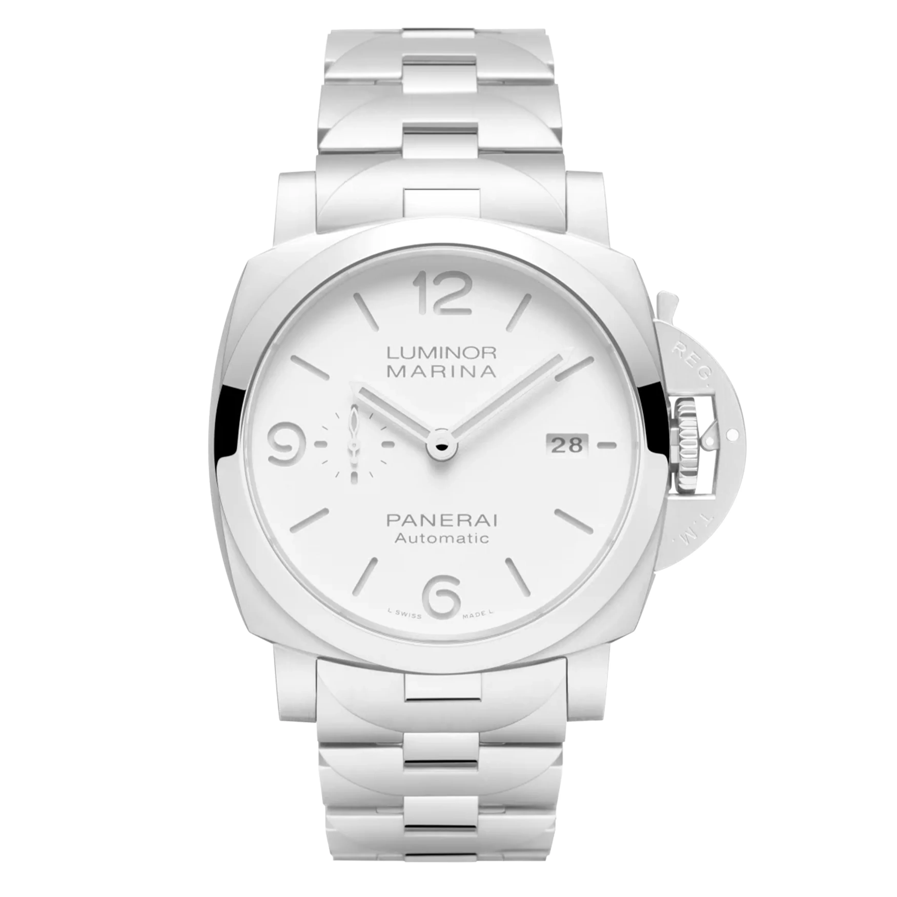 Panerai Luminor Marina Watch, 44mm White Dial, PAM01564
