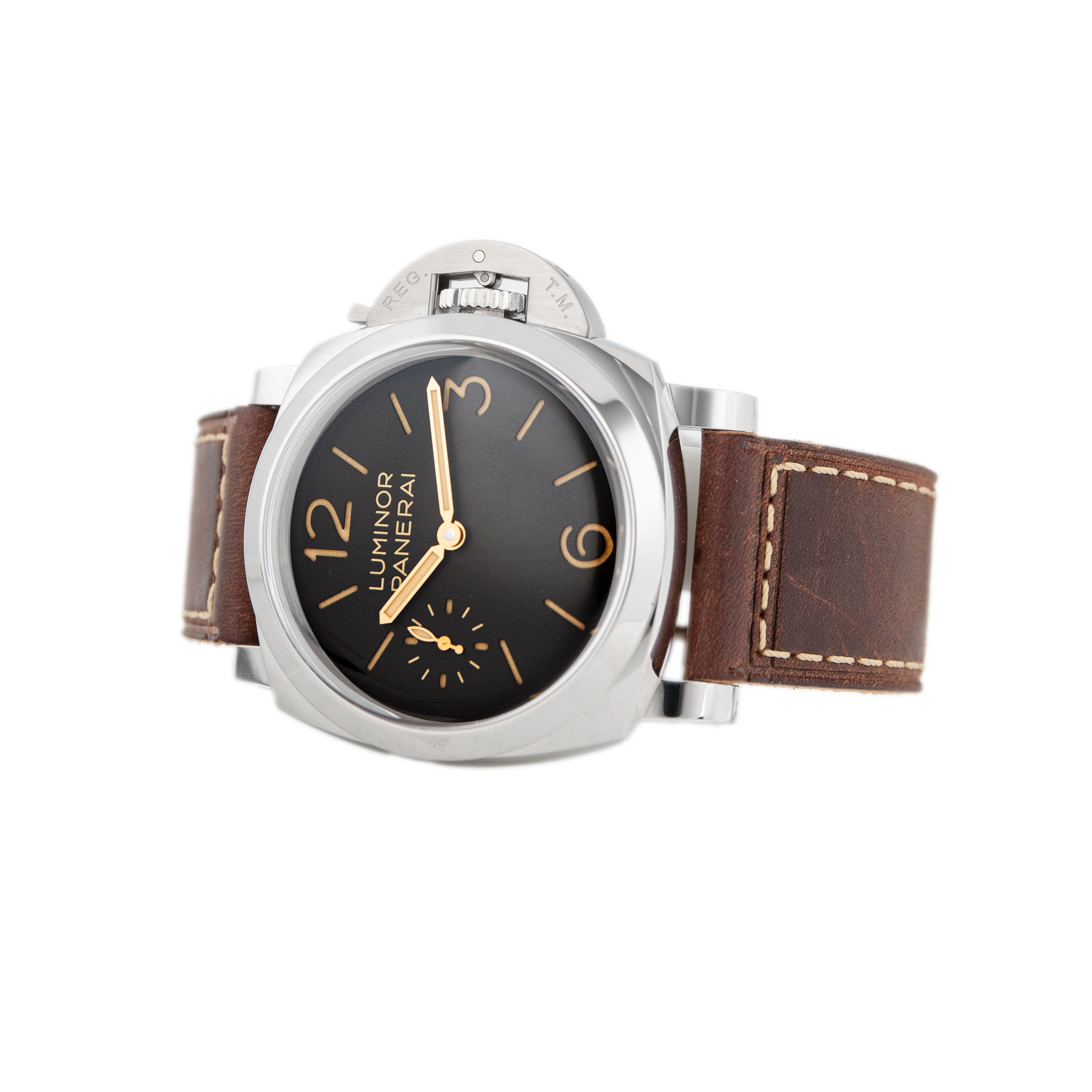 Panerai Luminor Stainless Steel Brown Dial 44mm Pam01731 Full Set - Image 3