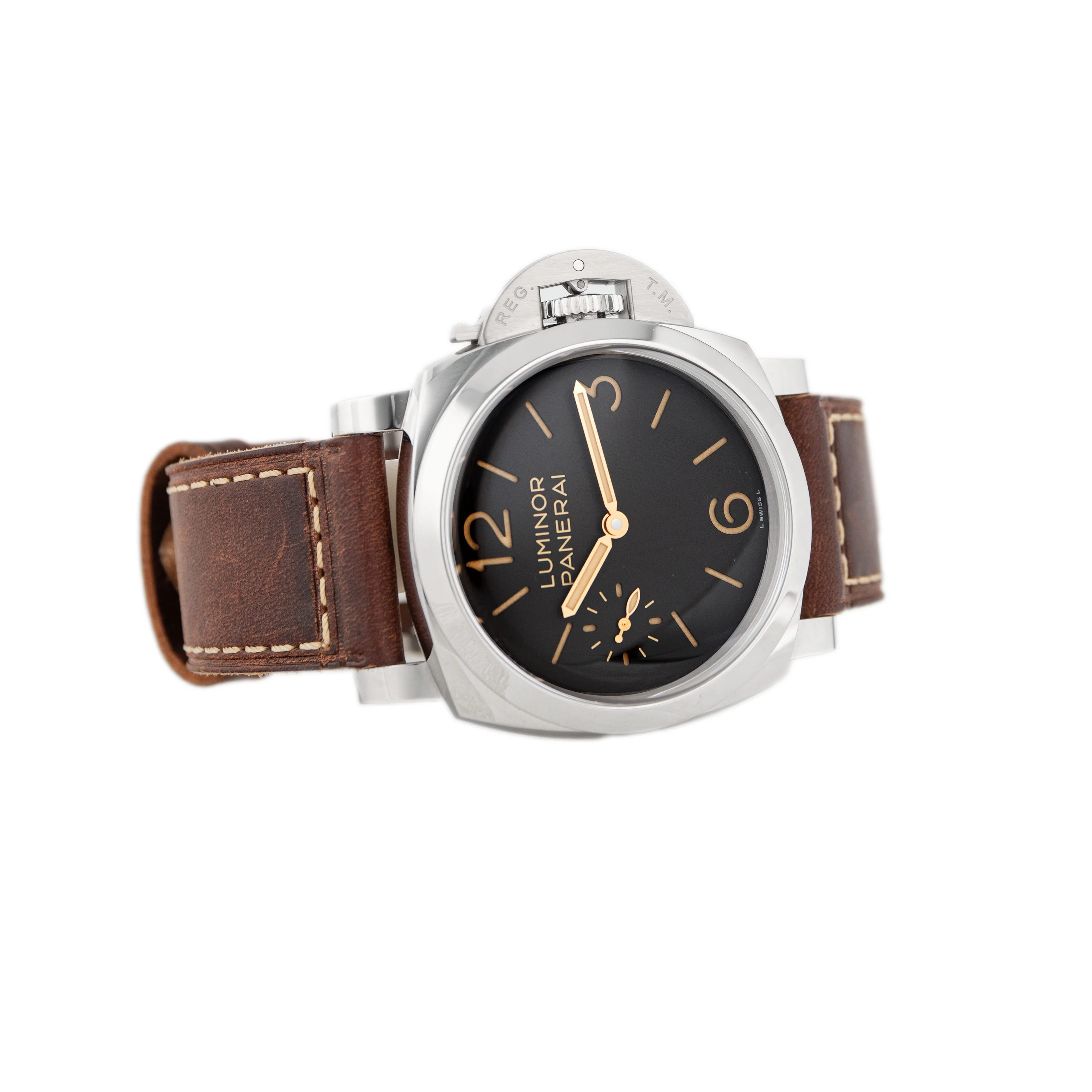 Panerai Luminor Stainless Steel Brown Dial 44mm Pam01731 Full Set - Image 4