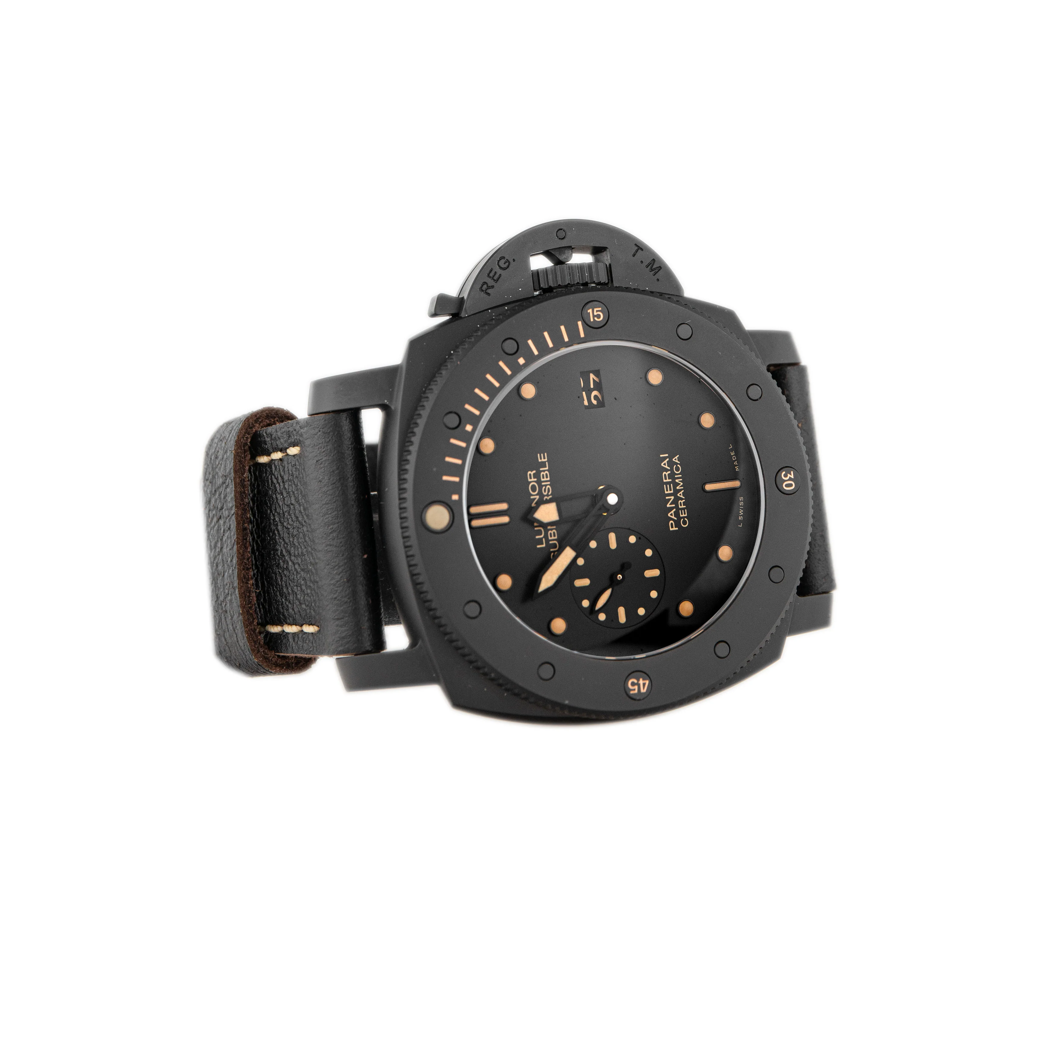Panerai Luminor Submersible Ceramic Black dial 47mm Pam00508 Full Set - Image 4