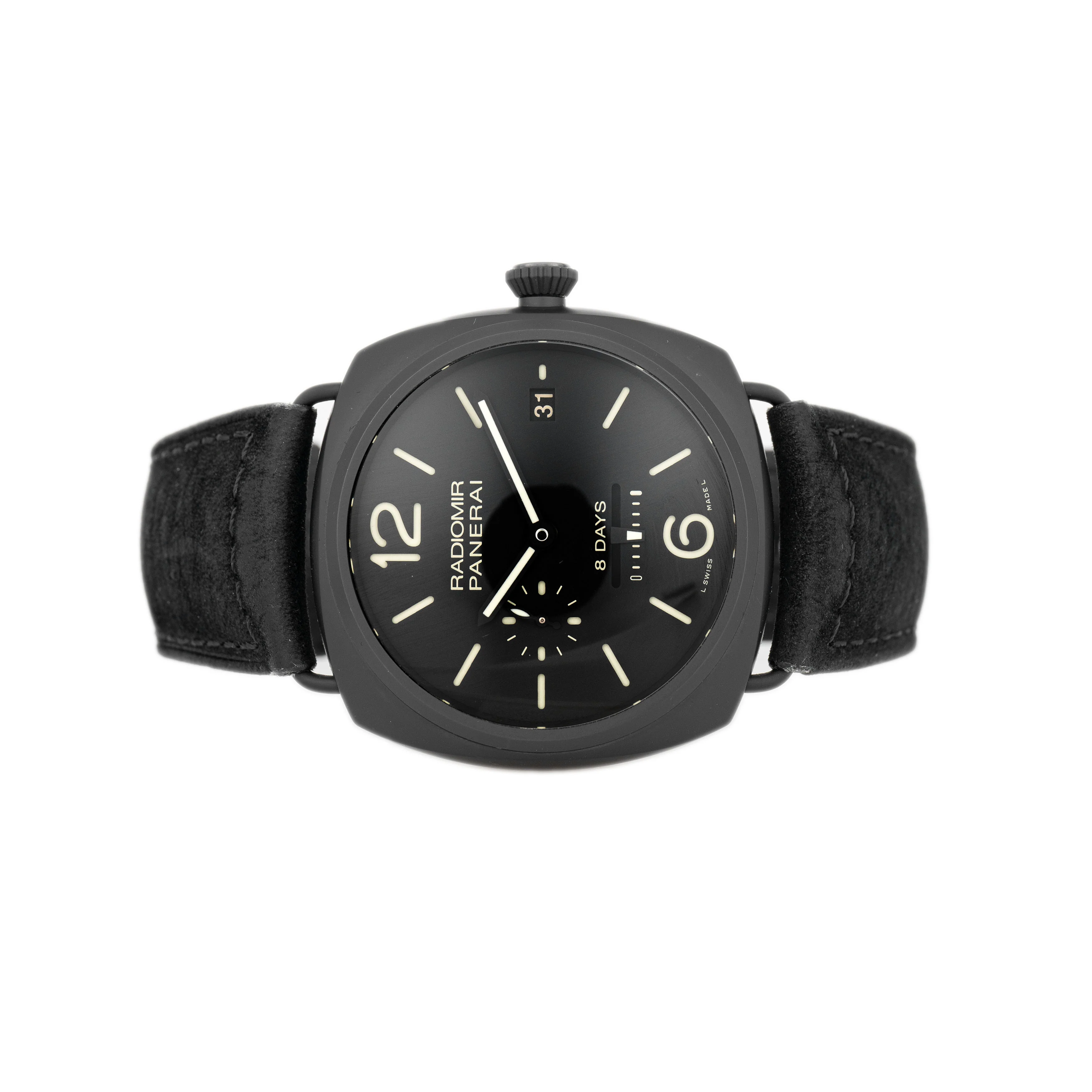 Panerai Radiomir Ceramica 8 Days Ceramic Black Dial 45mm PAM00384 Full Set - Image 2