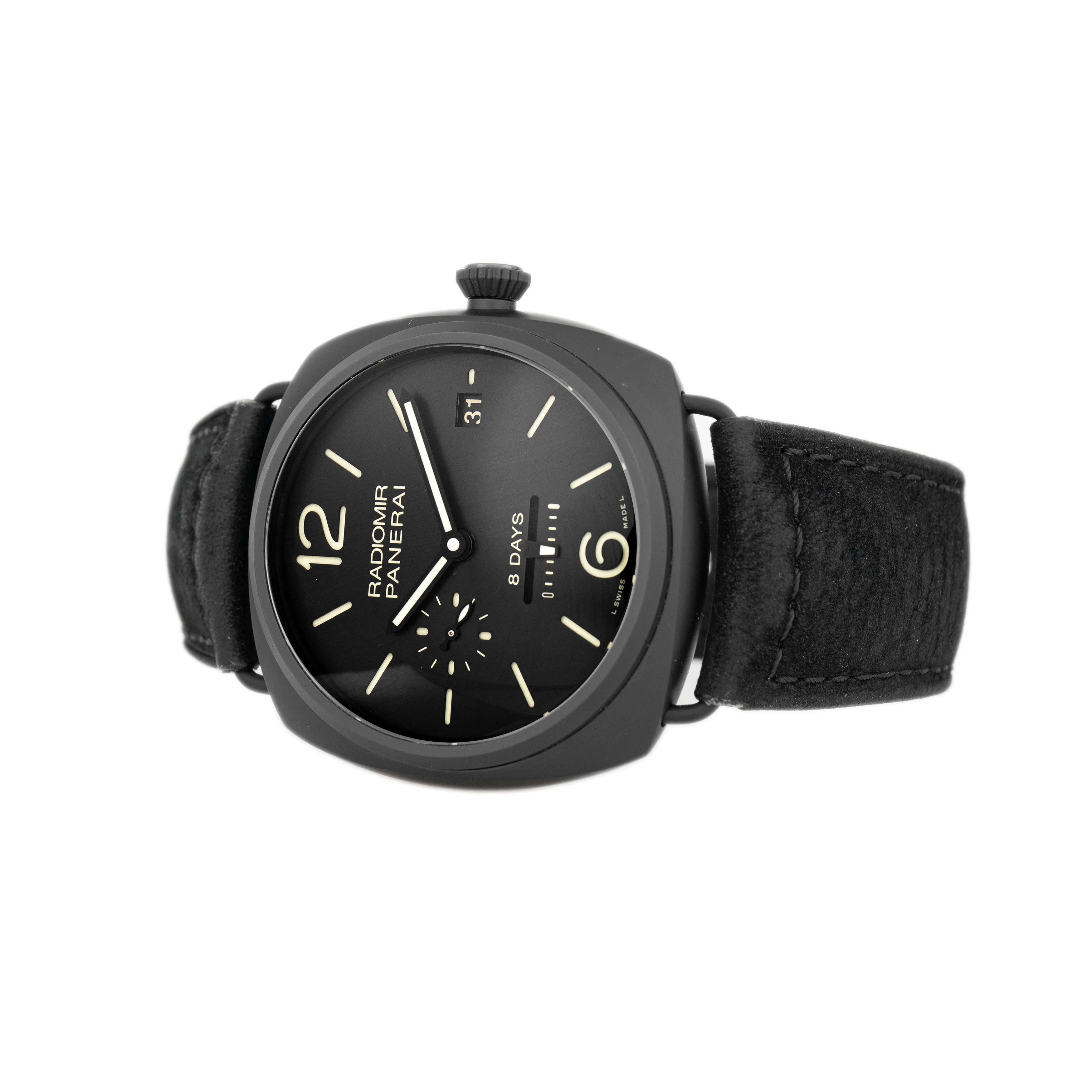 Panerai Radiomir Ceramica 8 Days Ceramic Black Dial 45mm PAM00384 Full Set - Image 3