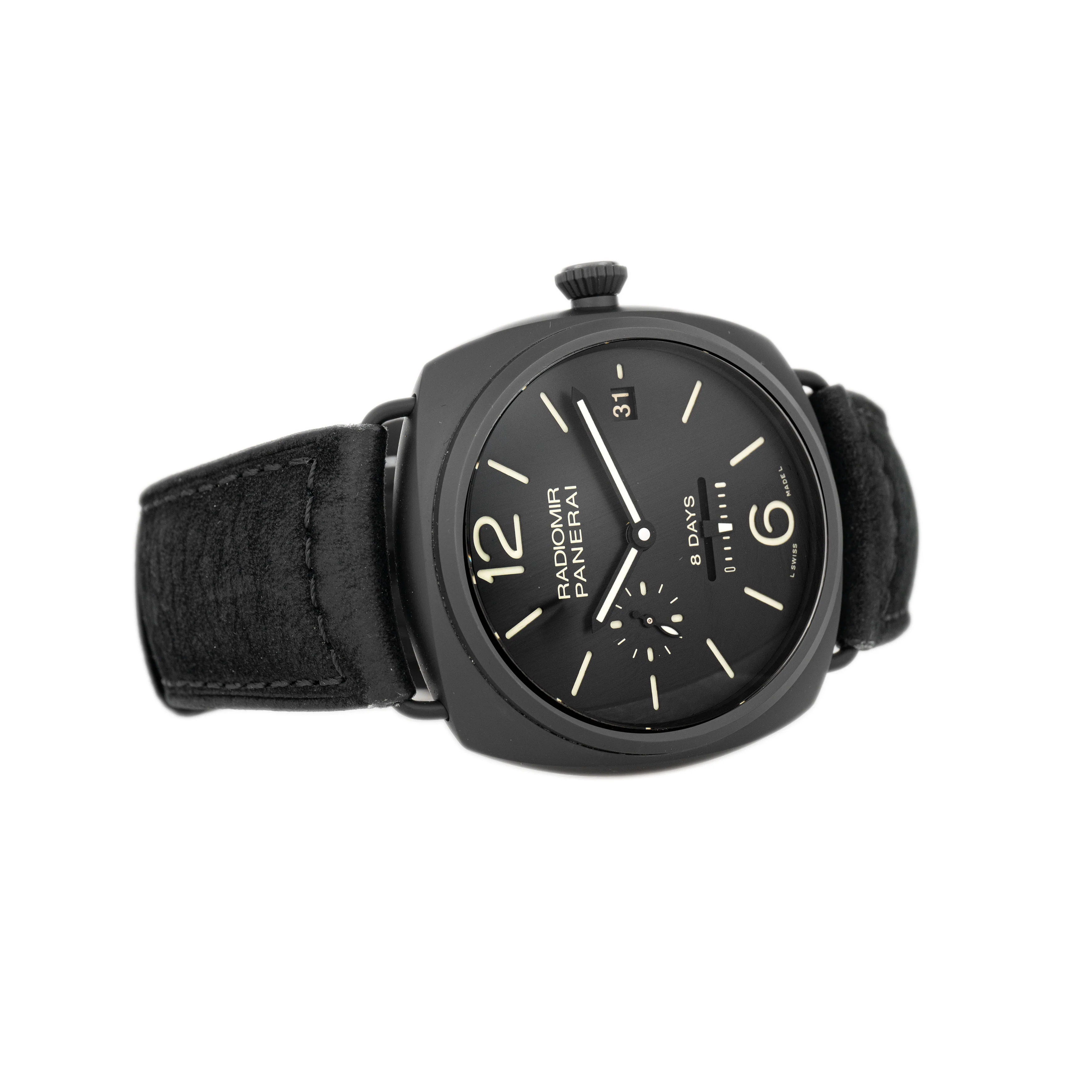 Panerai Radiomir Ceramica 8 Days Ceramic Black Dial 45mm PAM00384 Full Set - Image 4