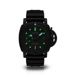 Panerai Submersible Marina Militare Carbotech Watch, 47mm Black Dial, PAM02979 - Image 2