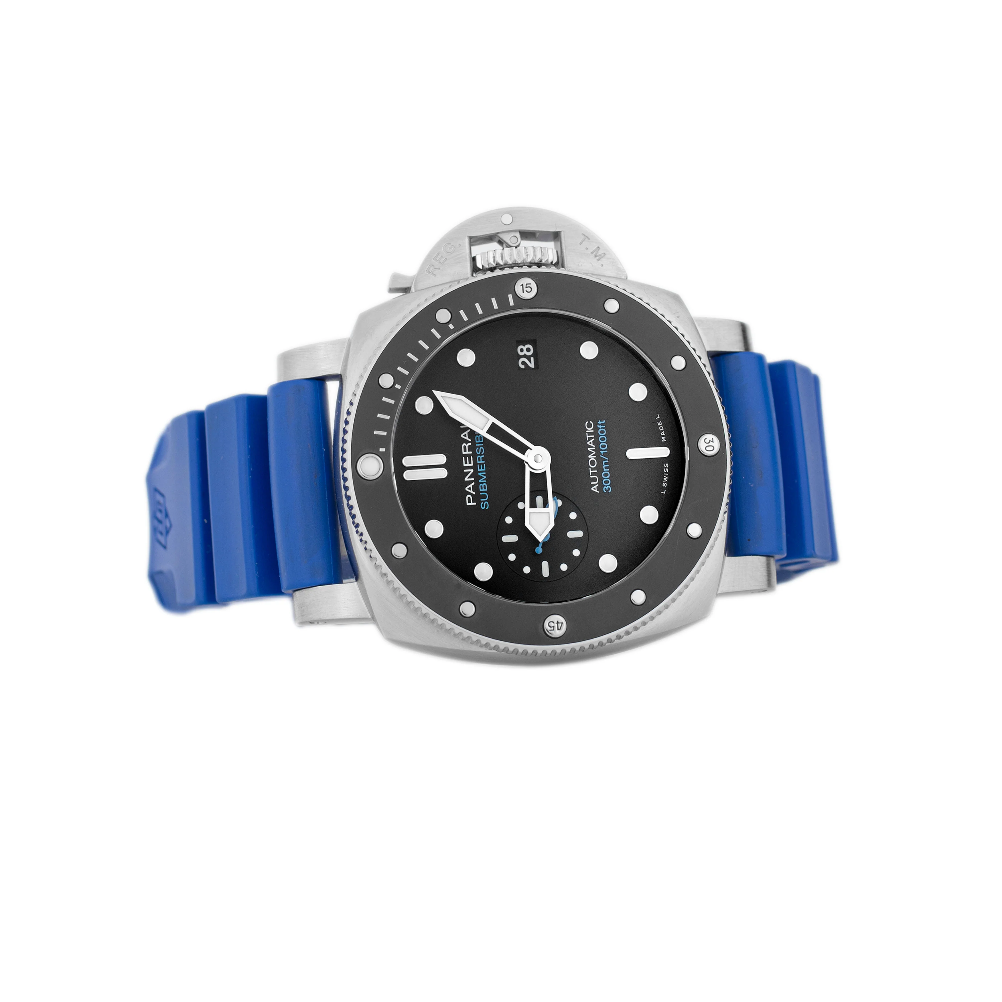 Panerai Submersible Stainless Steel Black Dial 42mm PAM02683 Full Set - Image 4
