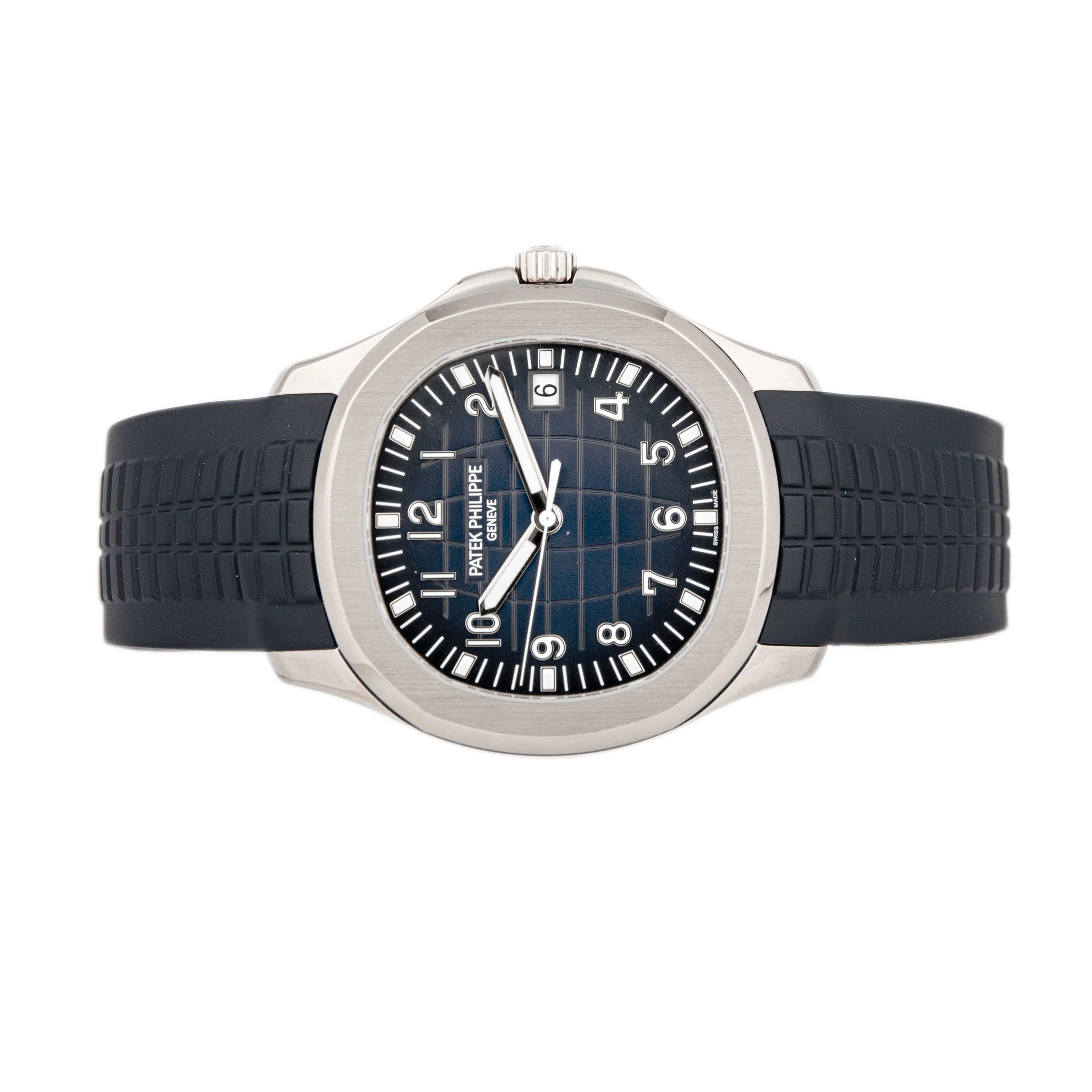 Patek Philippe Aquanaut White Gold Blue Dial 42mm 5168G-001 Full Set - Image 2