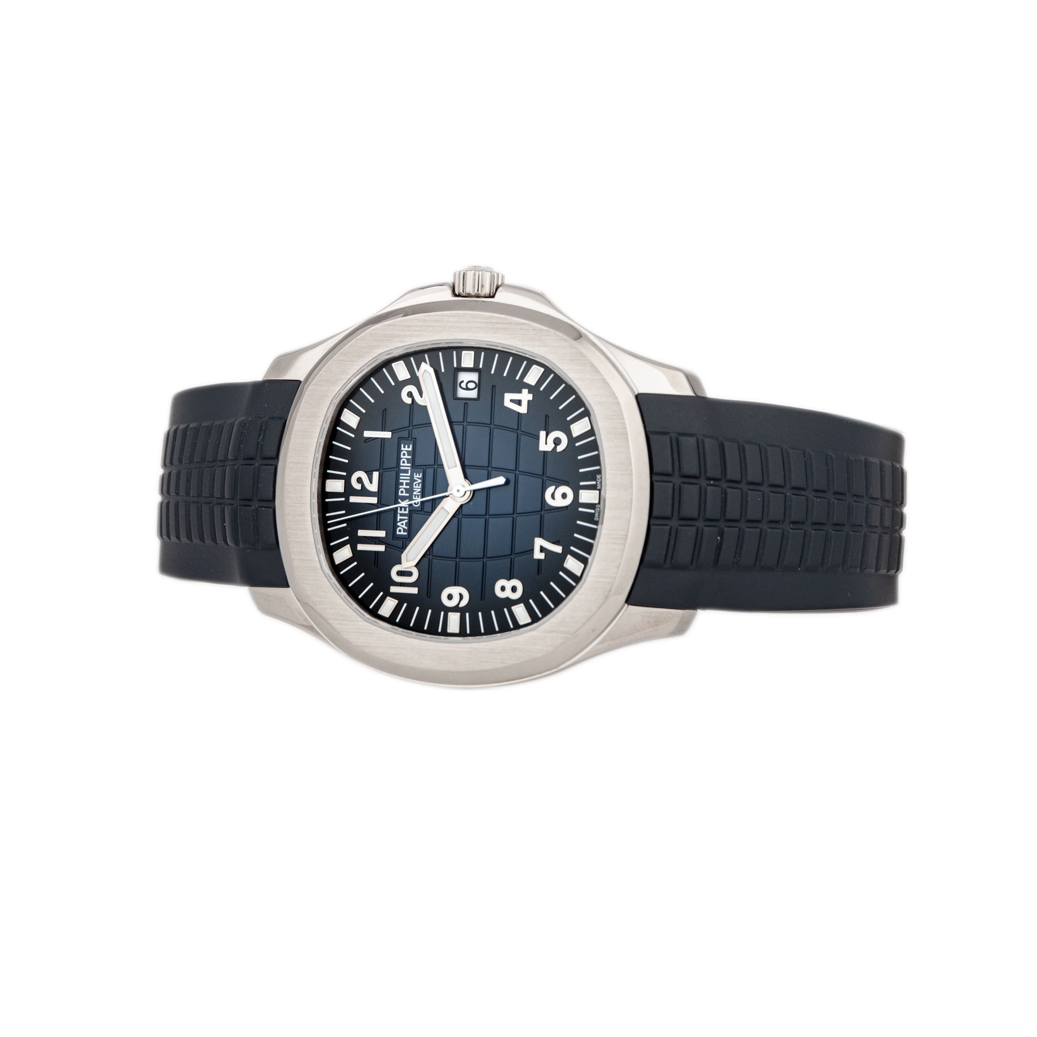 Patek Philippe Aquanaut White Gold Blue Dial 42mm 5168G-001 Full Set - Image 3