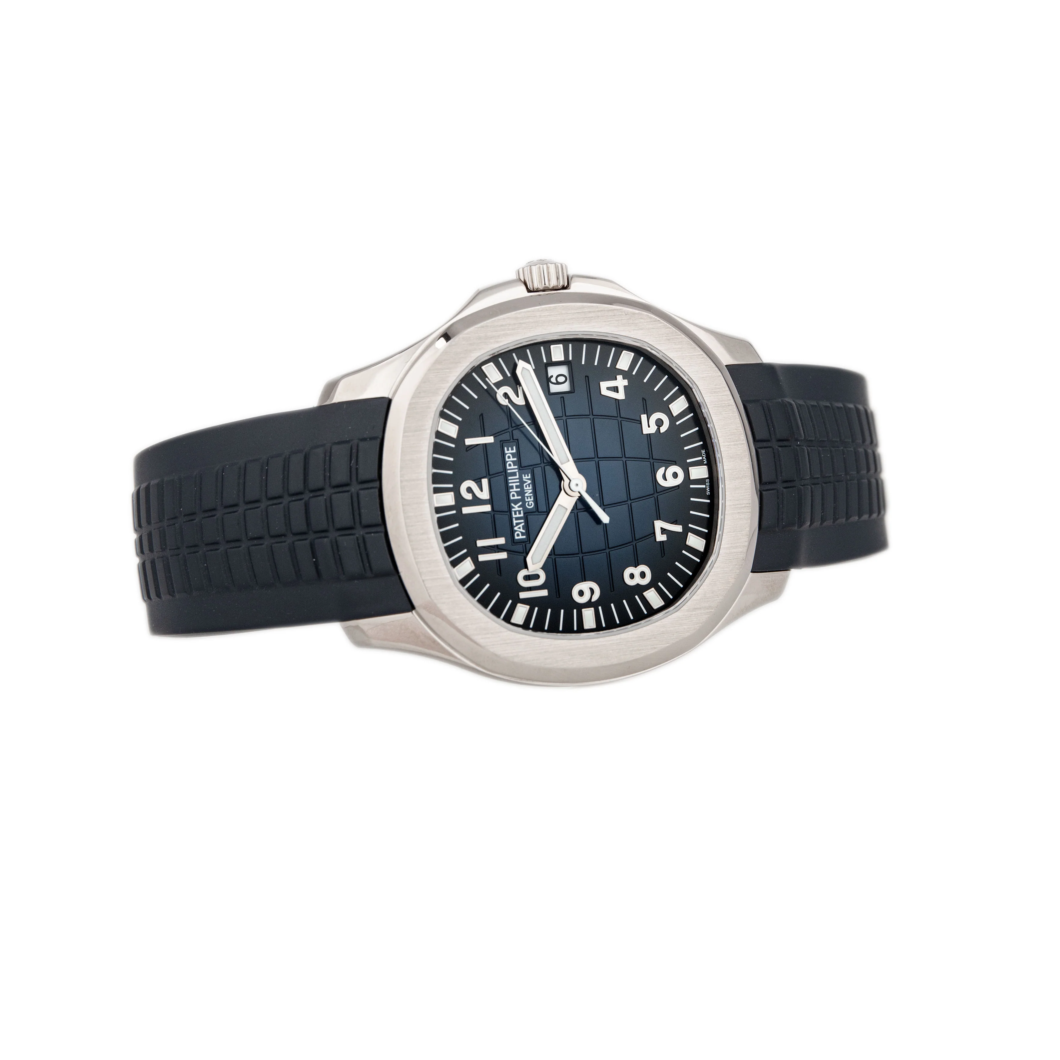 Patek Philippe Aquanaut White Gold Blue Dial 42mm 5168G-001 Full Set - Image 4