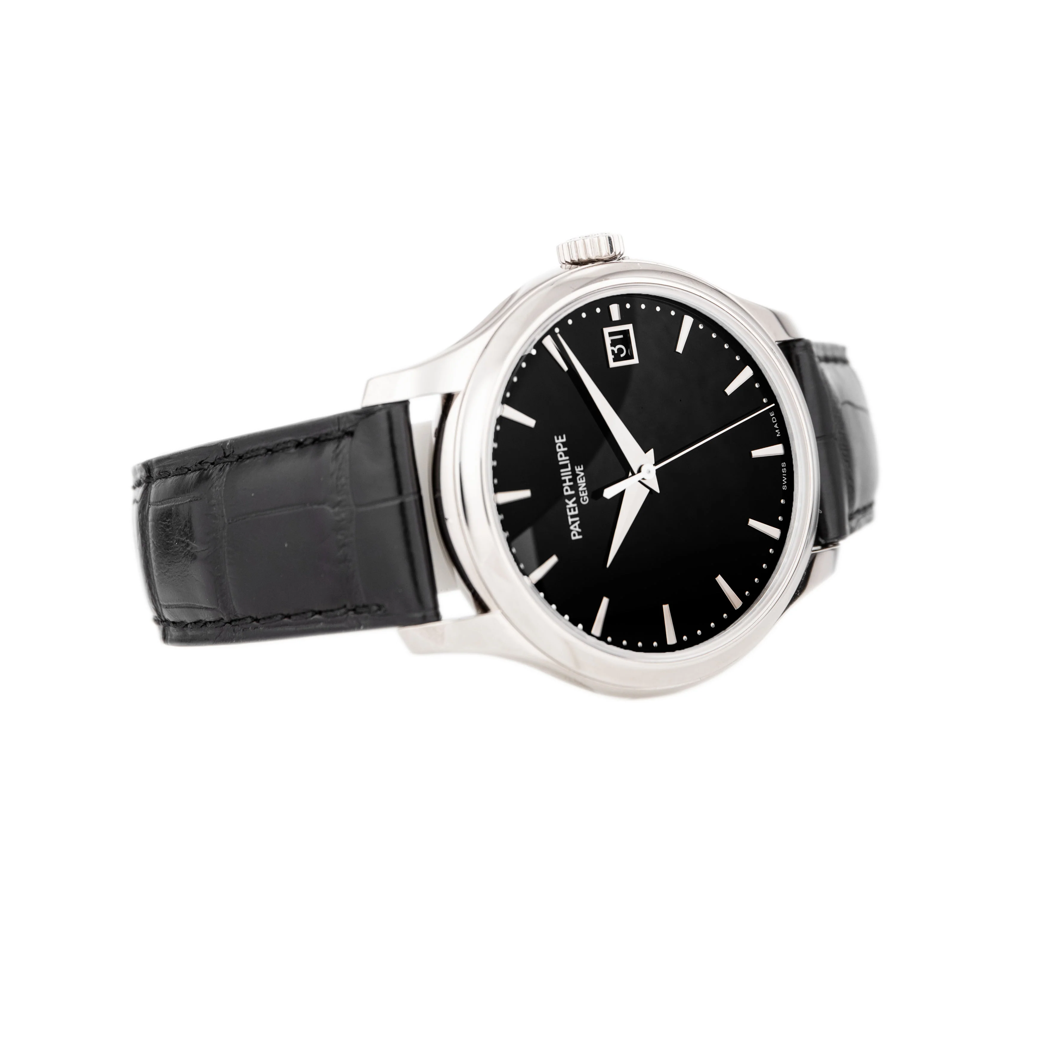 Patek Philippe Calatrava White Gold Black Dial 39mm 5227G-010 Full Set - Image 4