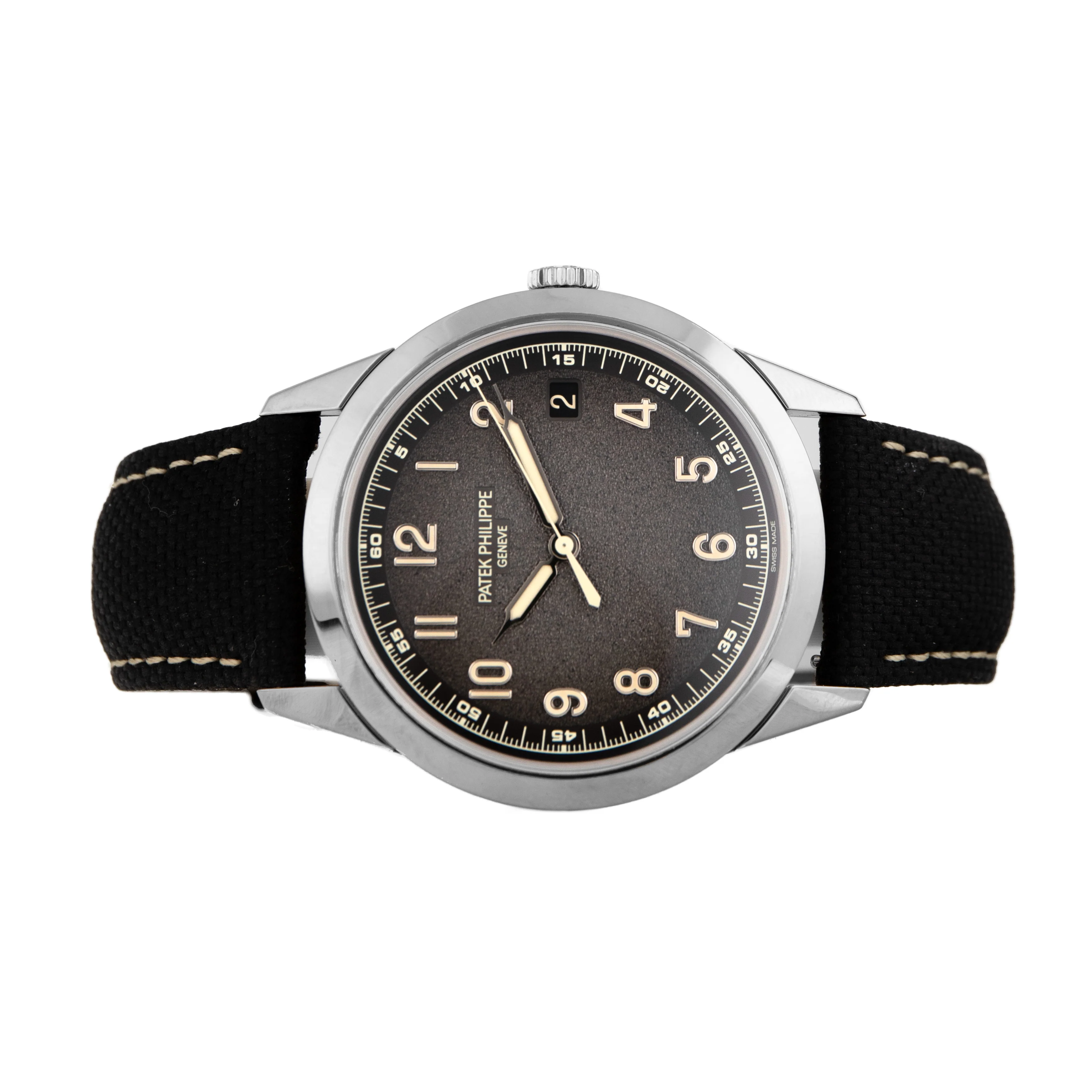 Patek Philippe Calatrava White Gold Gray Dial 40mm 5226G Full Set - Image 2