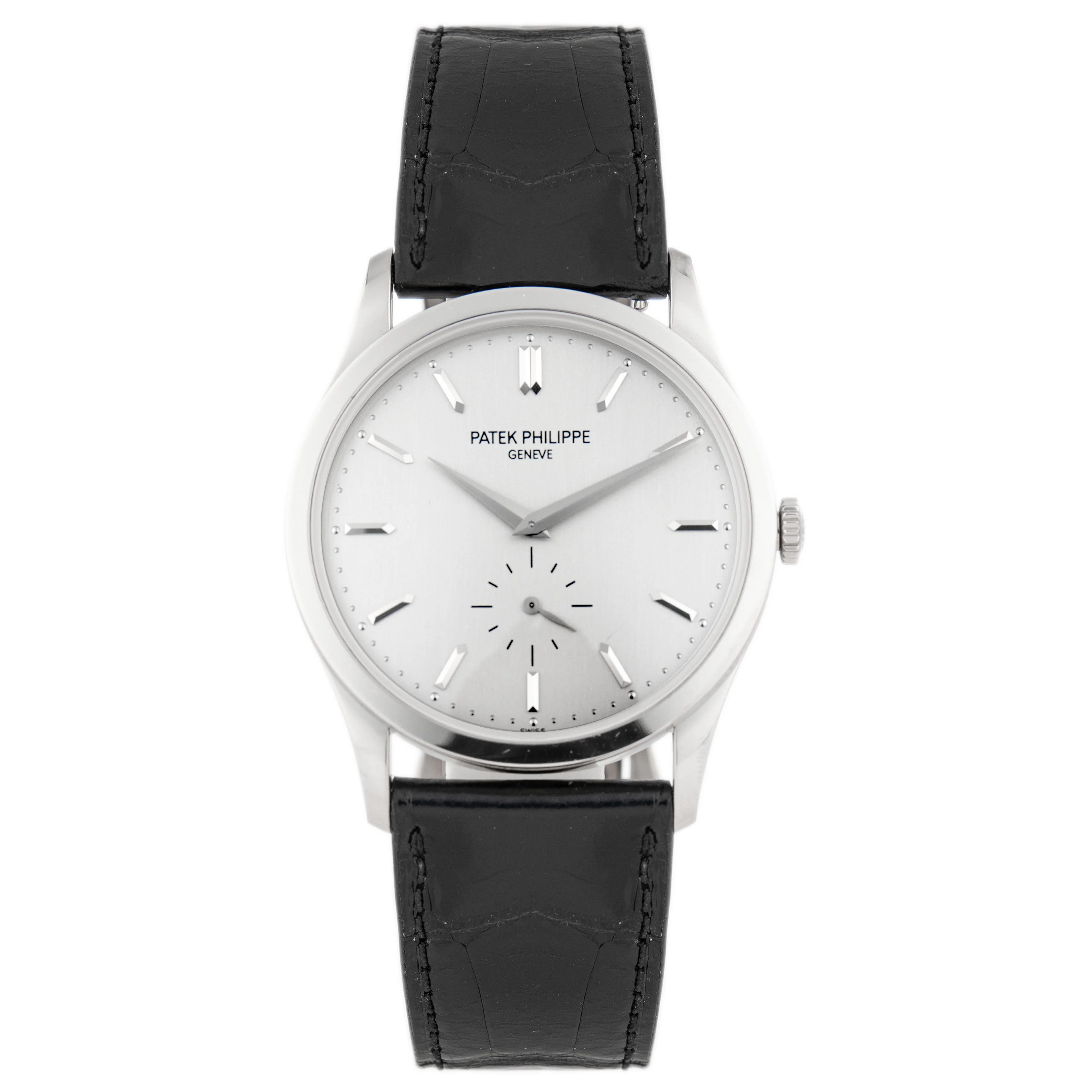 Patek Philippe Calatrava White Gold Silver Dial 37mm 5196g-001 Full Set