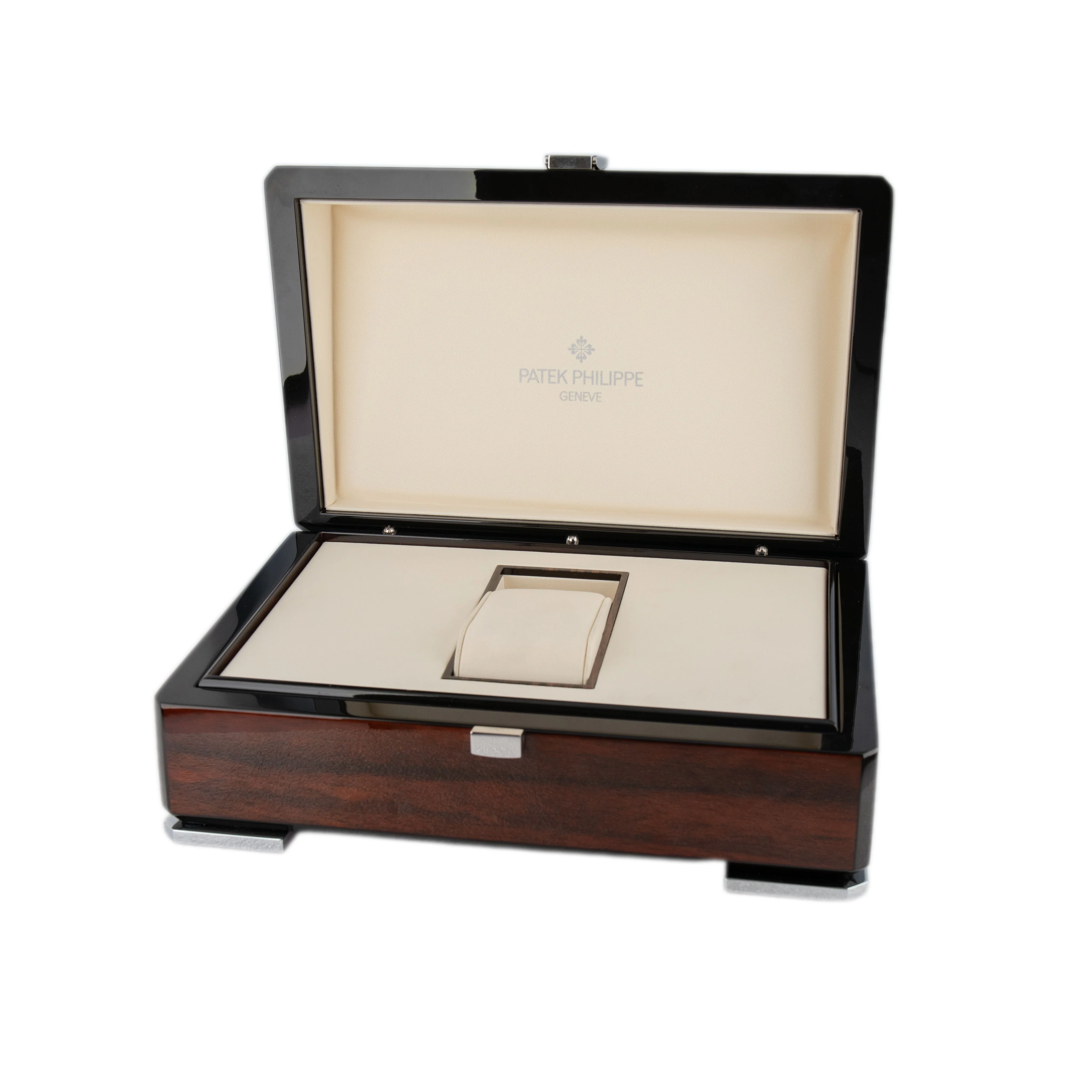 Patek Philippe Calatrava White Gold Silver Dial 37mm 5196g-001 Full Set - Image 6