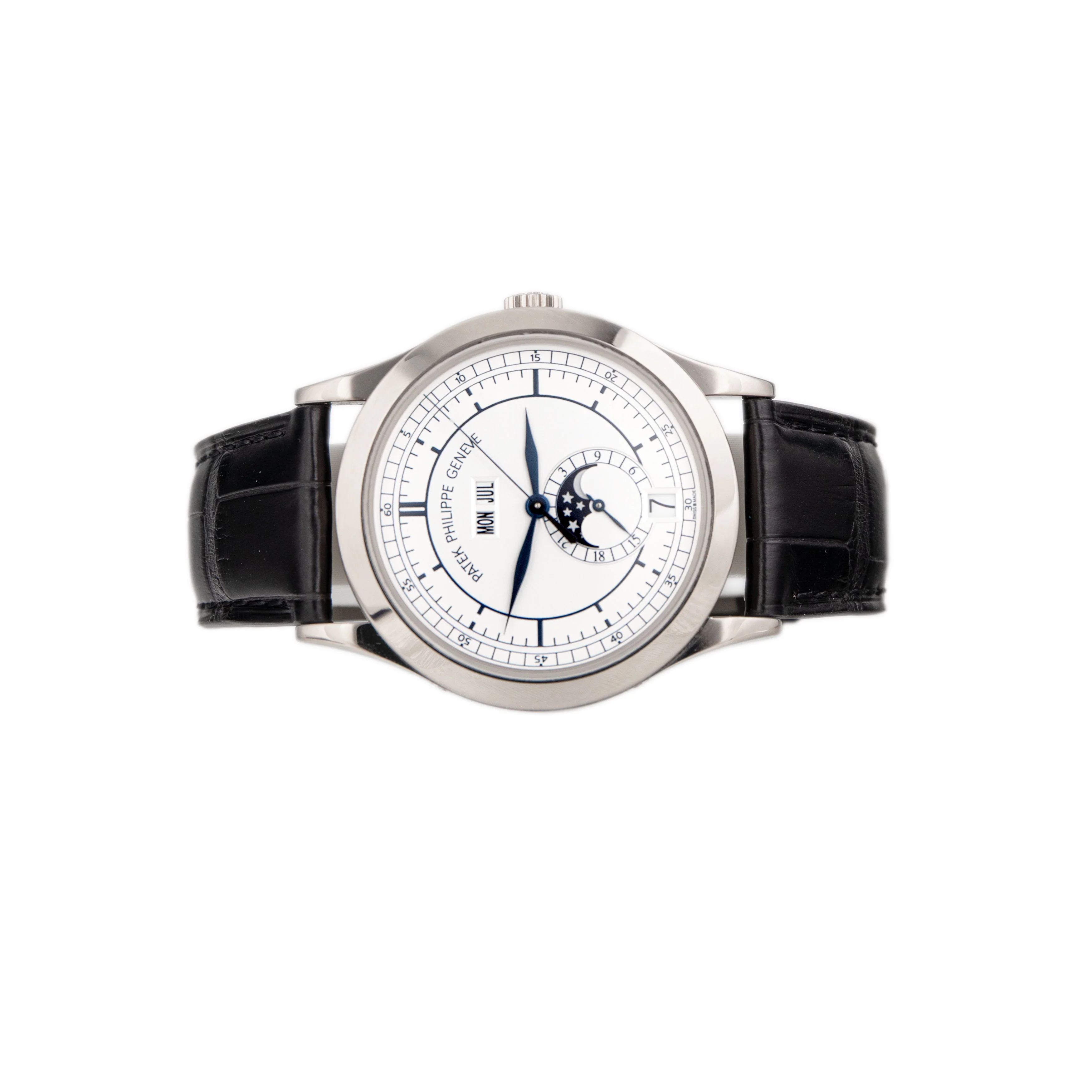 Patek Philippe Complications Annual Calendar White Gold Silver Dial 38mm 5396G-001 Full Set - Image 2