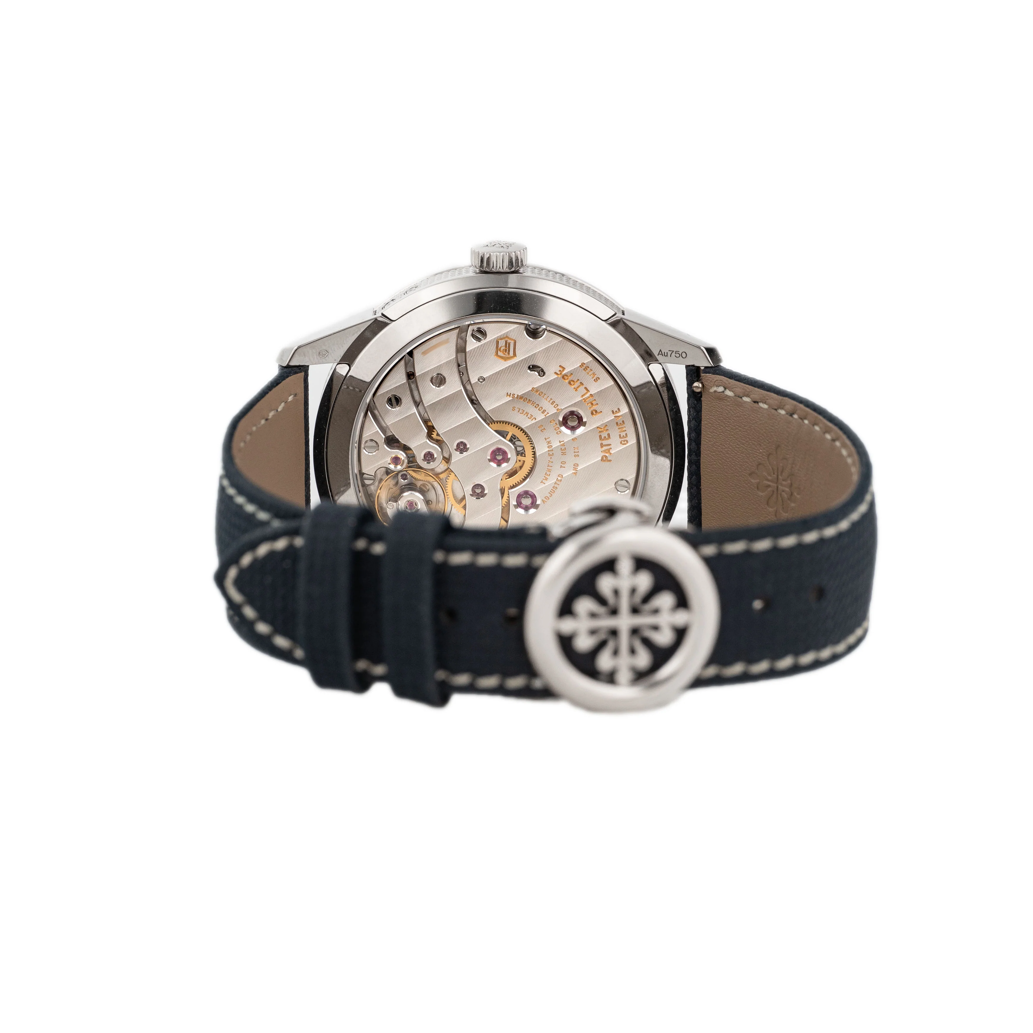 Patek Philippe Complications Calatrava White Gold Blue Dial 41mm 5328G-001 Full Set - Image 5