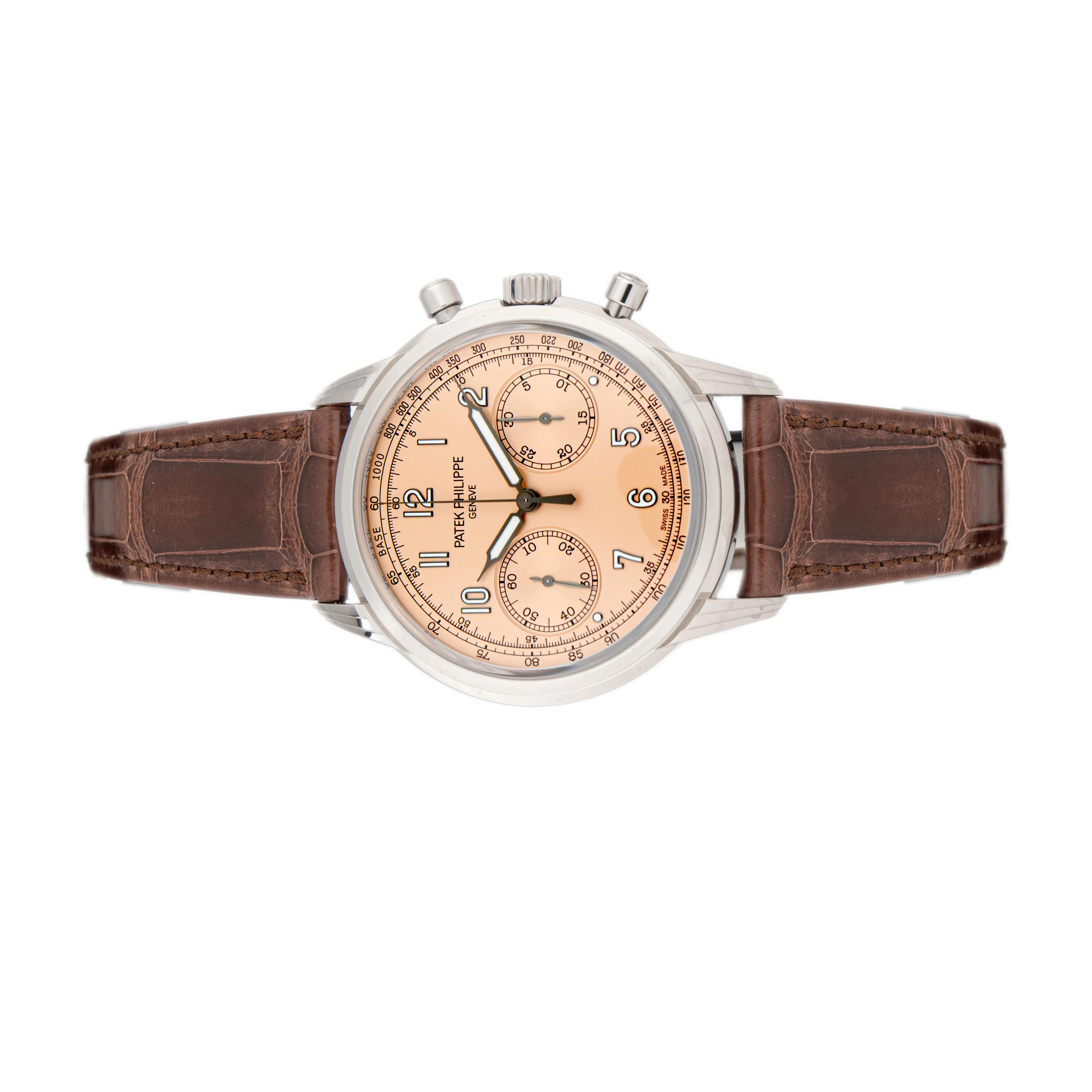 Patek Philippe Complications Chronograph White Gold Salmon Dial 41mm 5172G-010 Full Set - Image 2