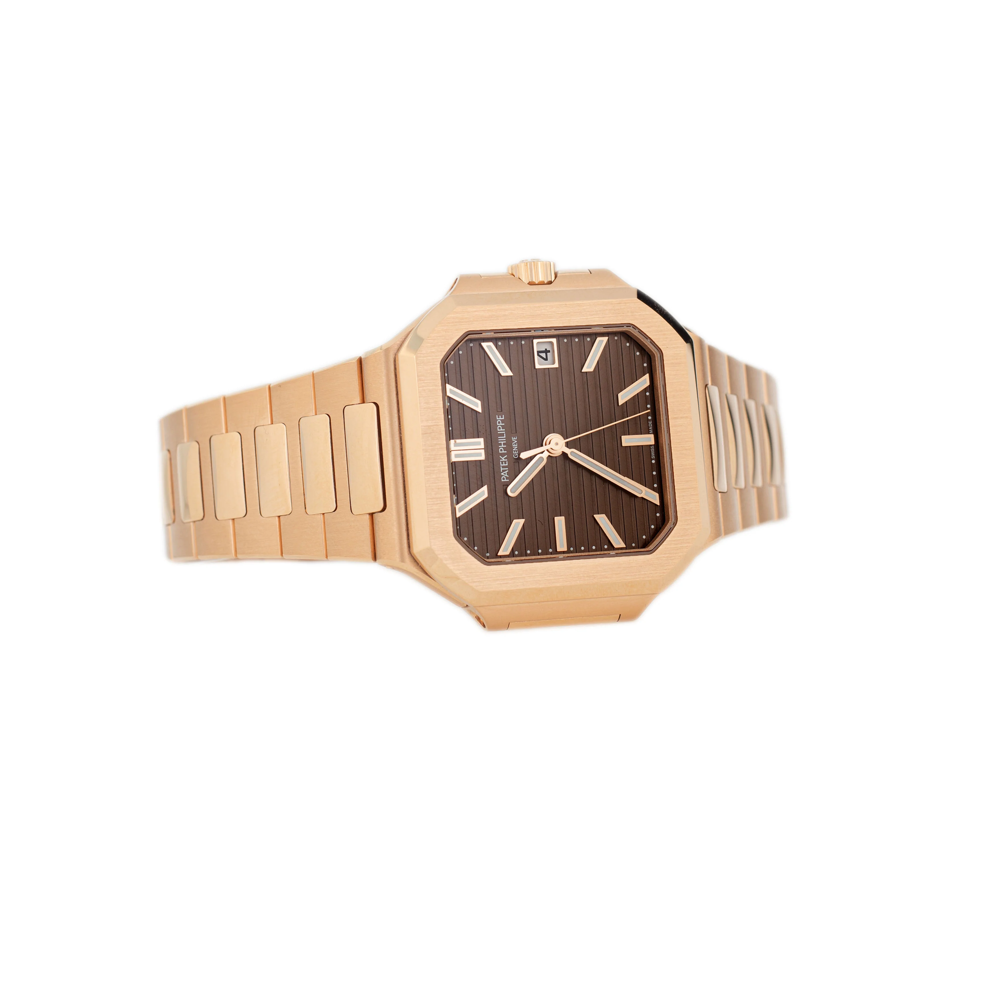 Patek Philippe Cubitus Rose Gold Brown Dial 40mm 7128/1R-001 - Image 4
