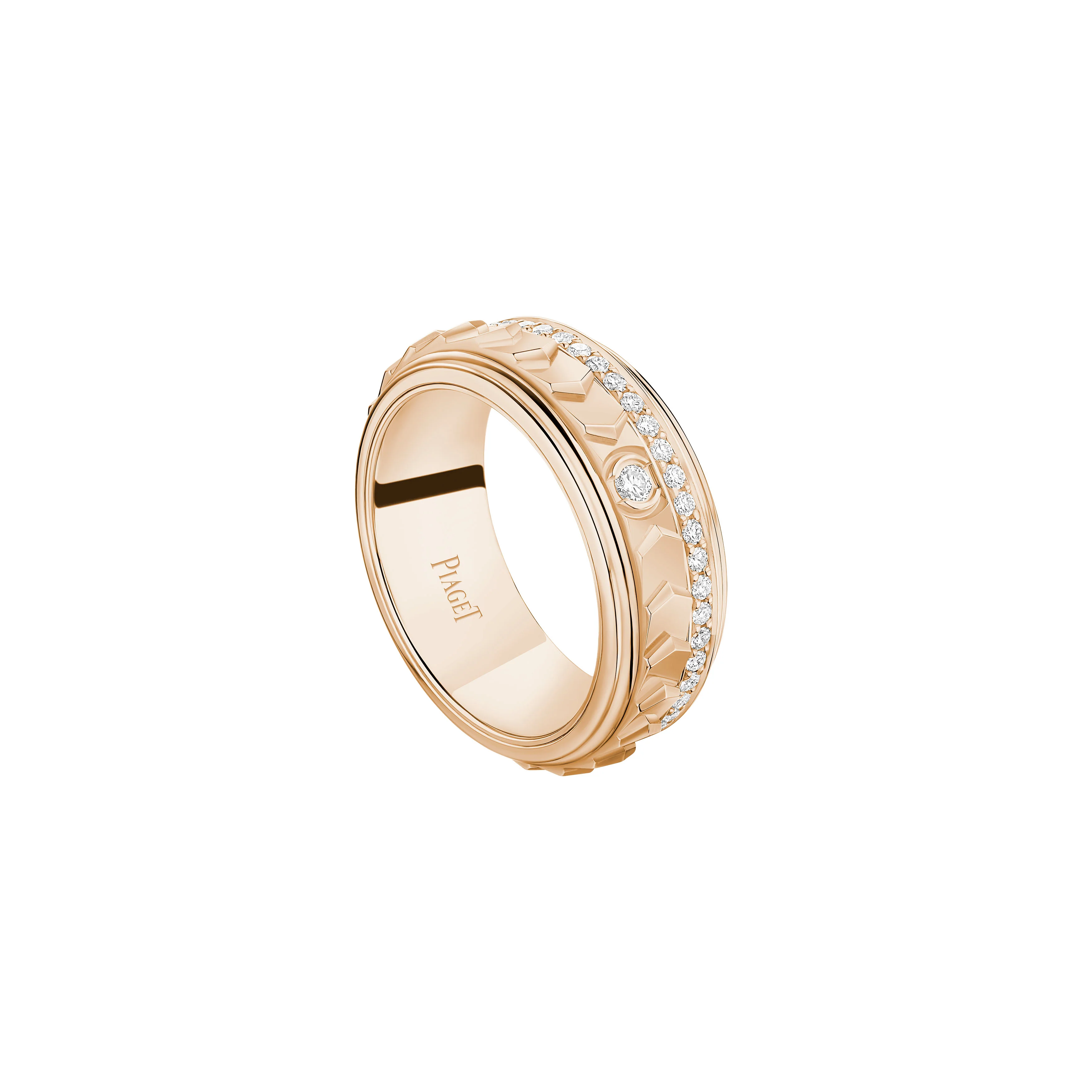 Piaget 18K Rose Gold Possession Diamond Chevron Ring