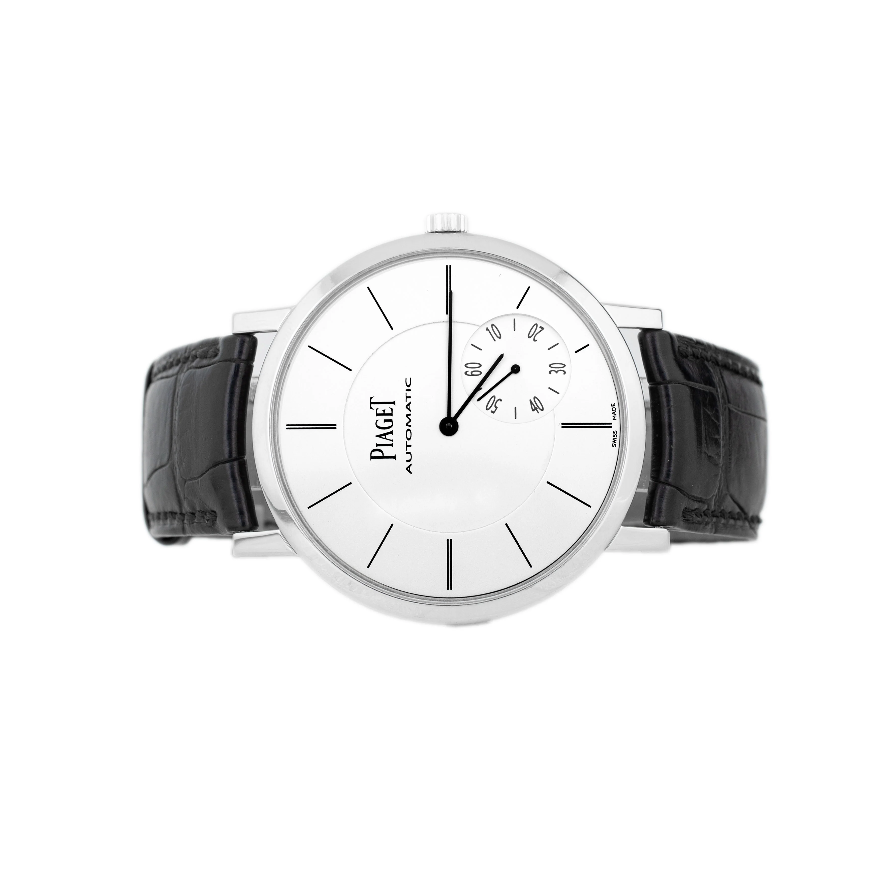 Piaget Altiplano White Gold Silver Dial 41mm P10697 Full Set - Image 2