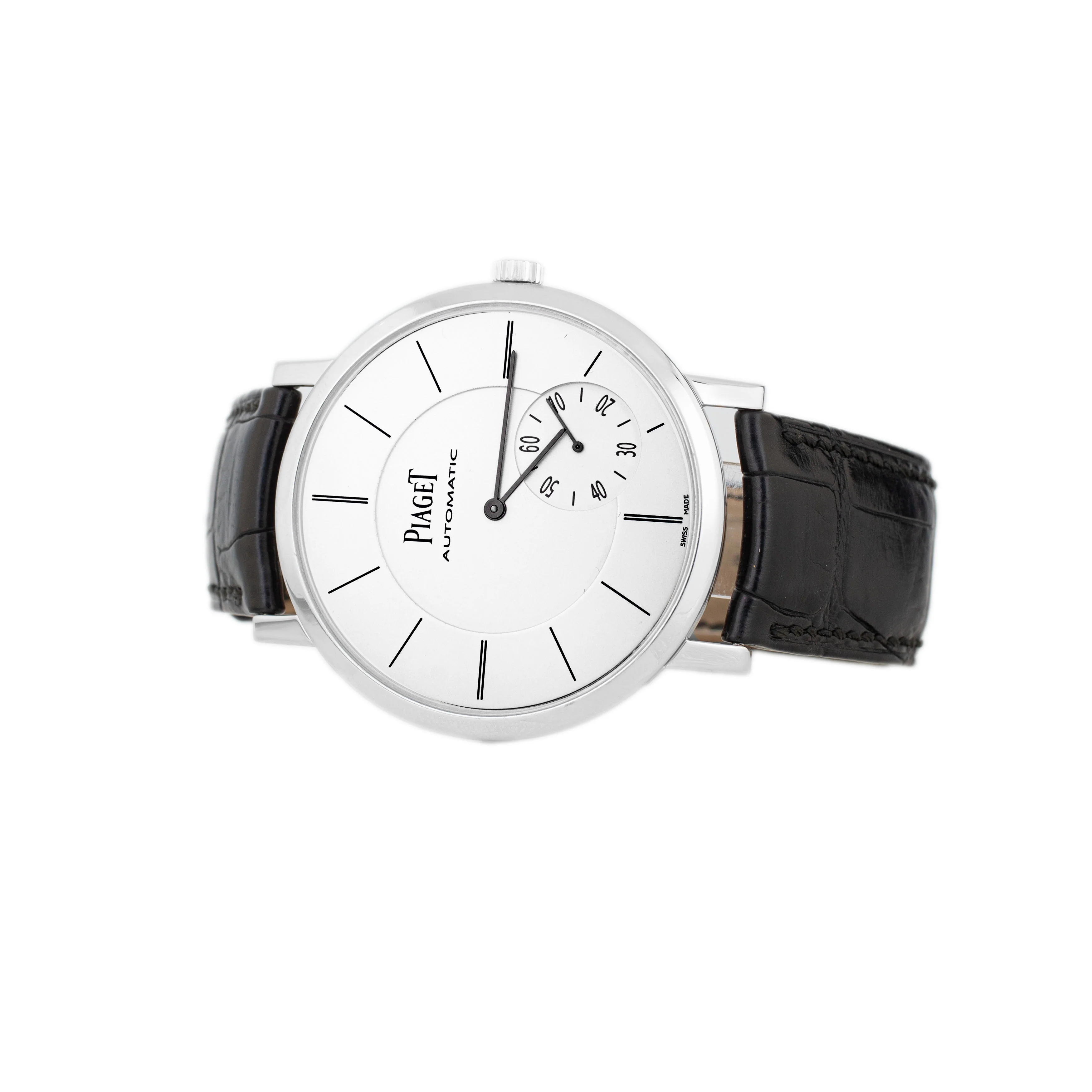 Piaget Altiplano White Gold Silver Dial 41mm P10697 Full Set - Image 3