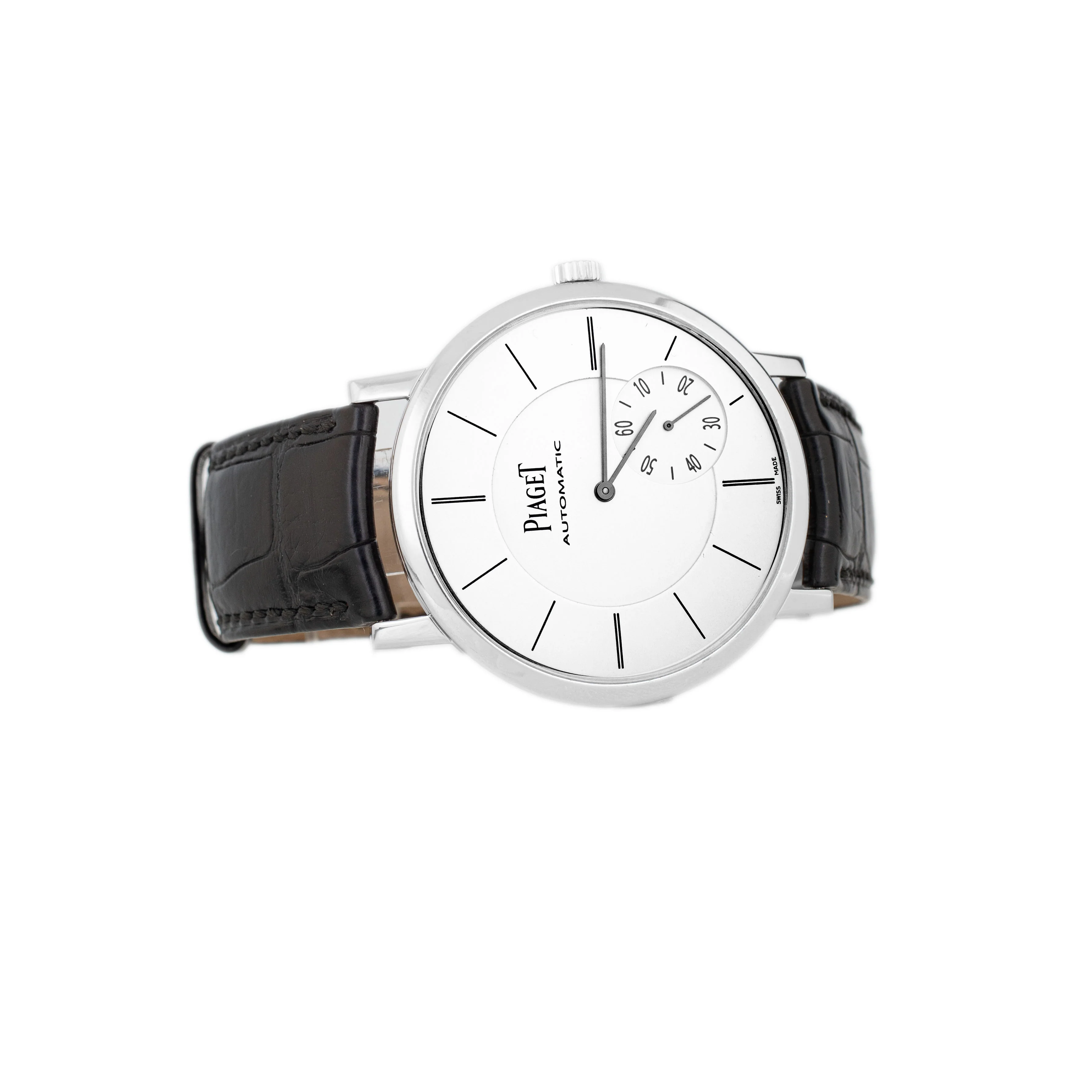 Piaget Altiplano White Gold Silver Dial 41mm P10697 Full Set - Image 4