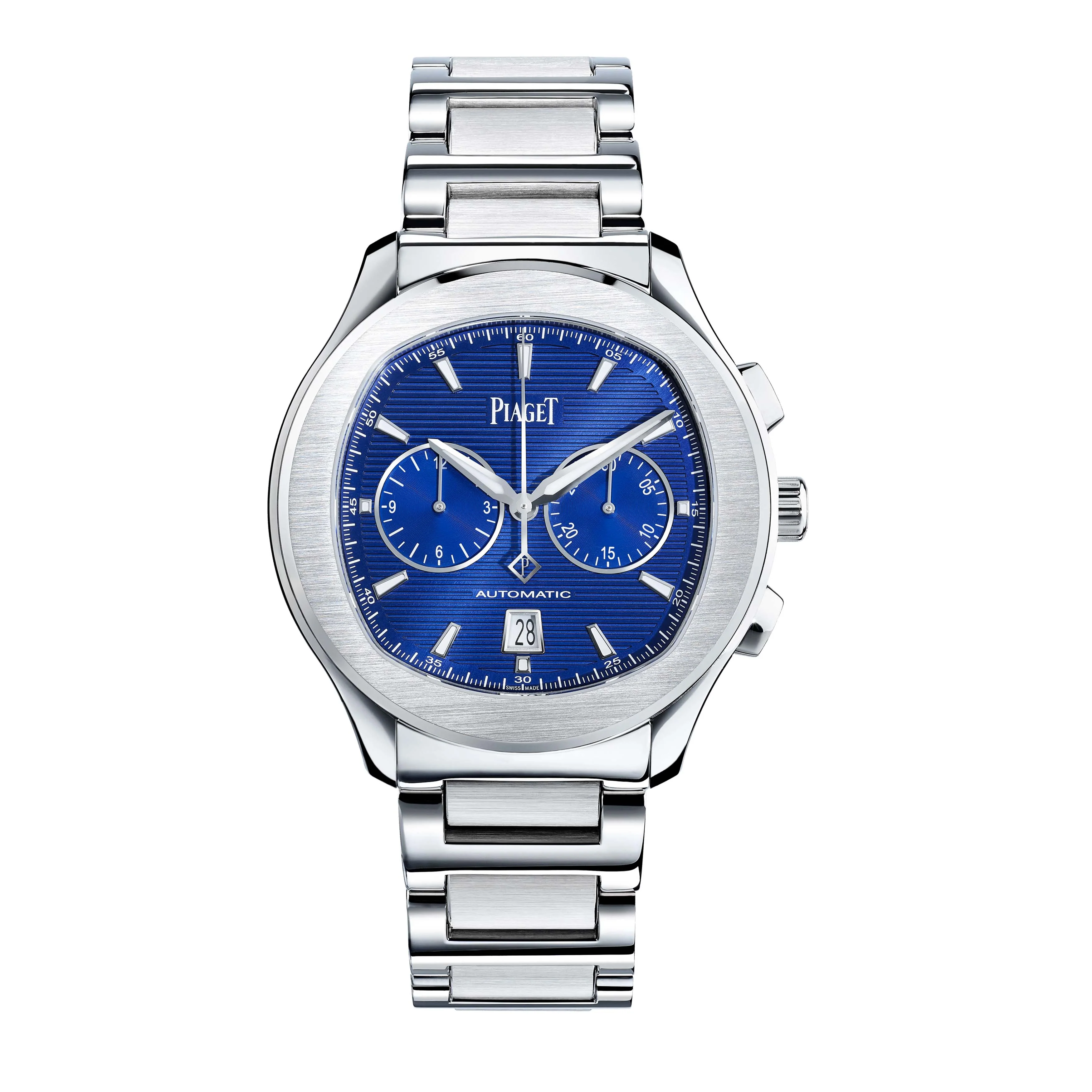 Piaget Polo Chronograph Watch, 42mm Blue Dial, G0A41006