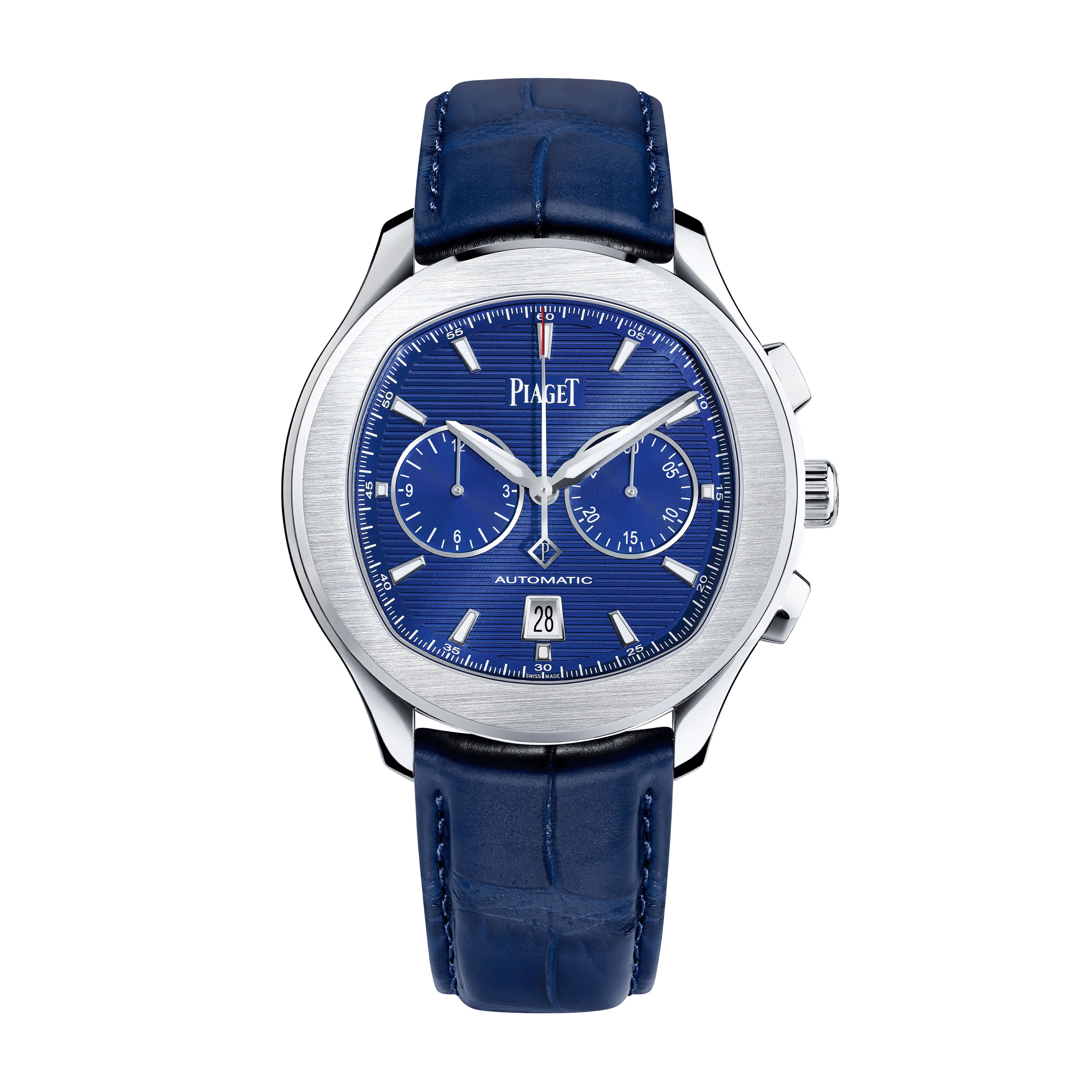 Piaget Polo Chronograph Watch, 42mm Blue Dial, G0A43002