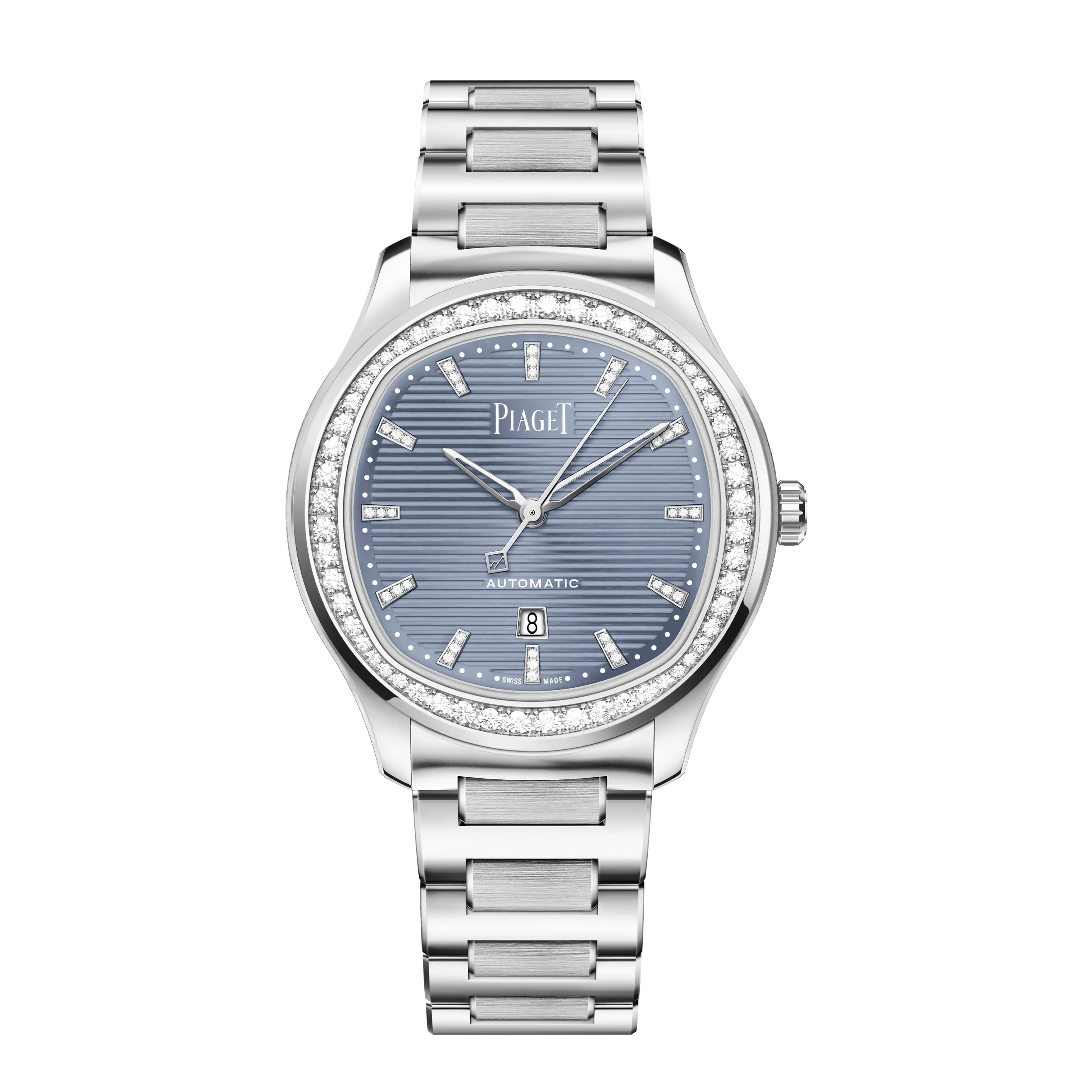 Piaget Polo Date Watch, 36mm Blue Dial, G0A47027