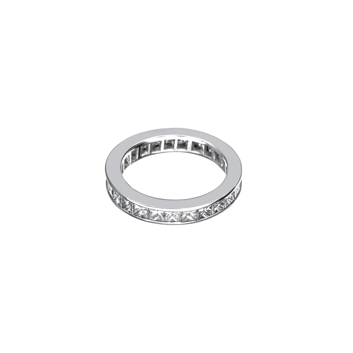 Platinum 26 Princess Cut Diamond Eternity Band - Image 3