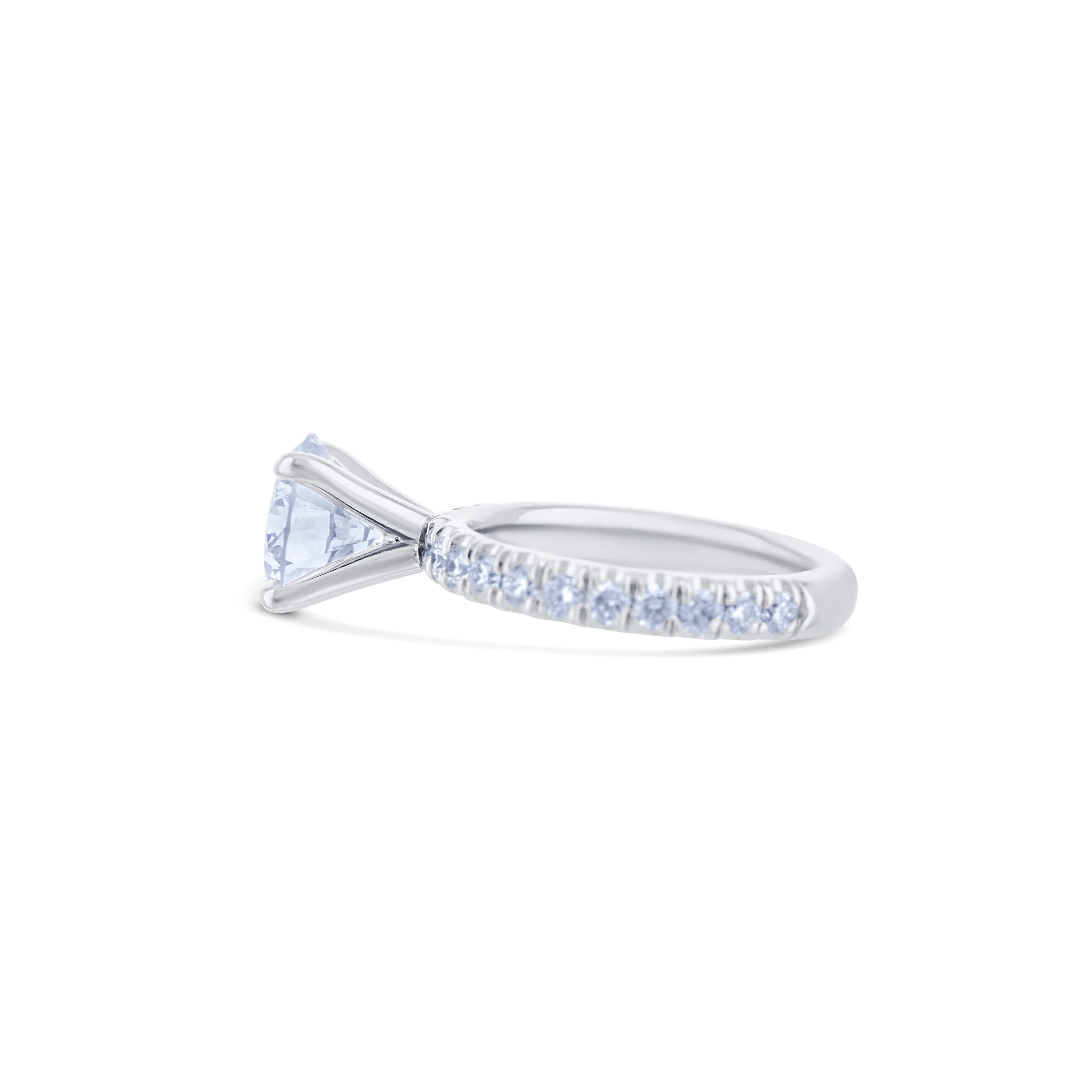 Platinum Diamond Engagement Ring - Image 2