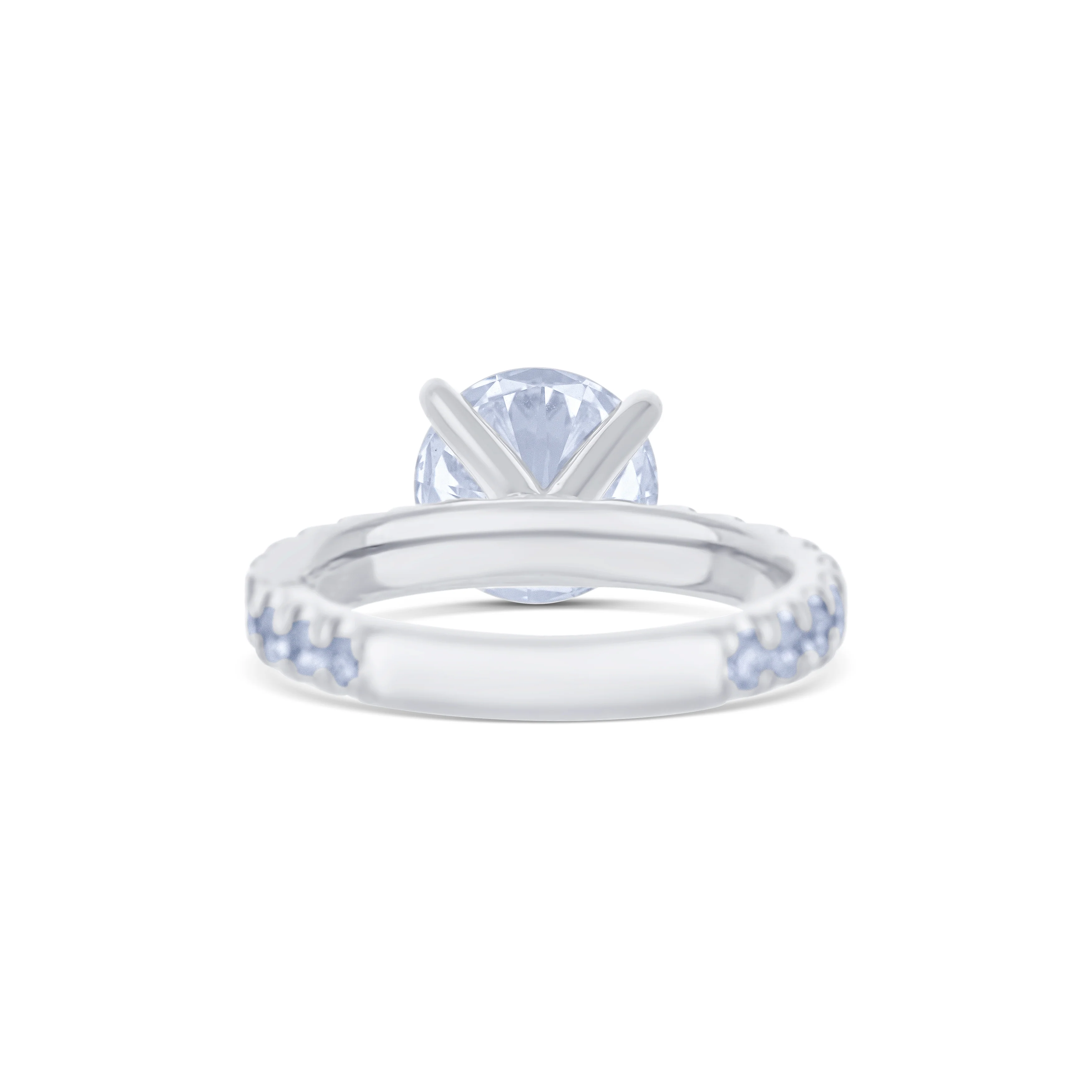 Platinum Diamond Engagement Ring - Image 4