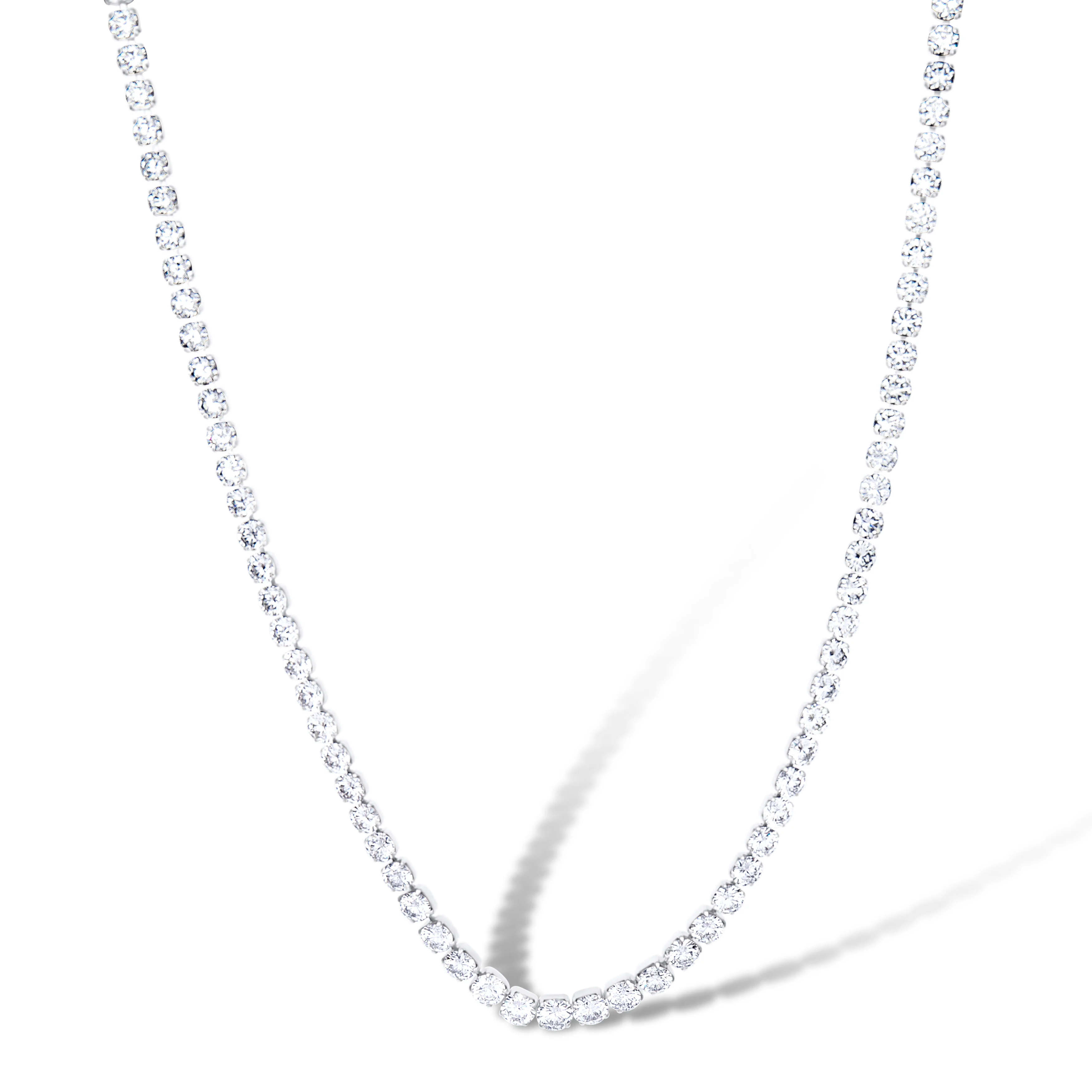Platinum Diamond Necklace - Image 2