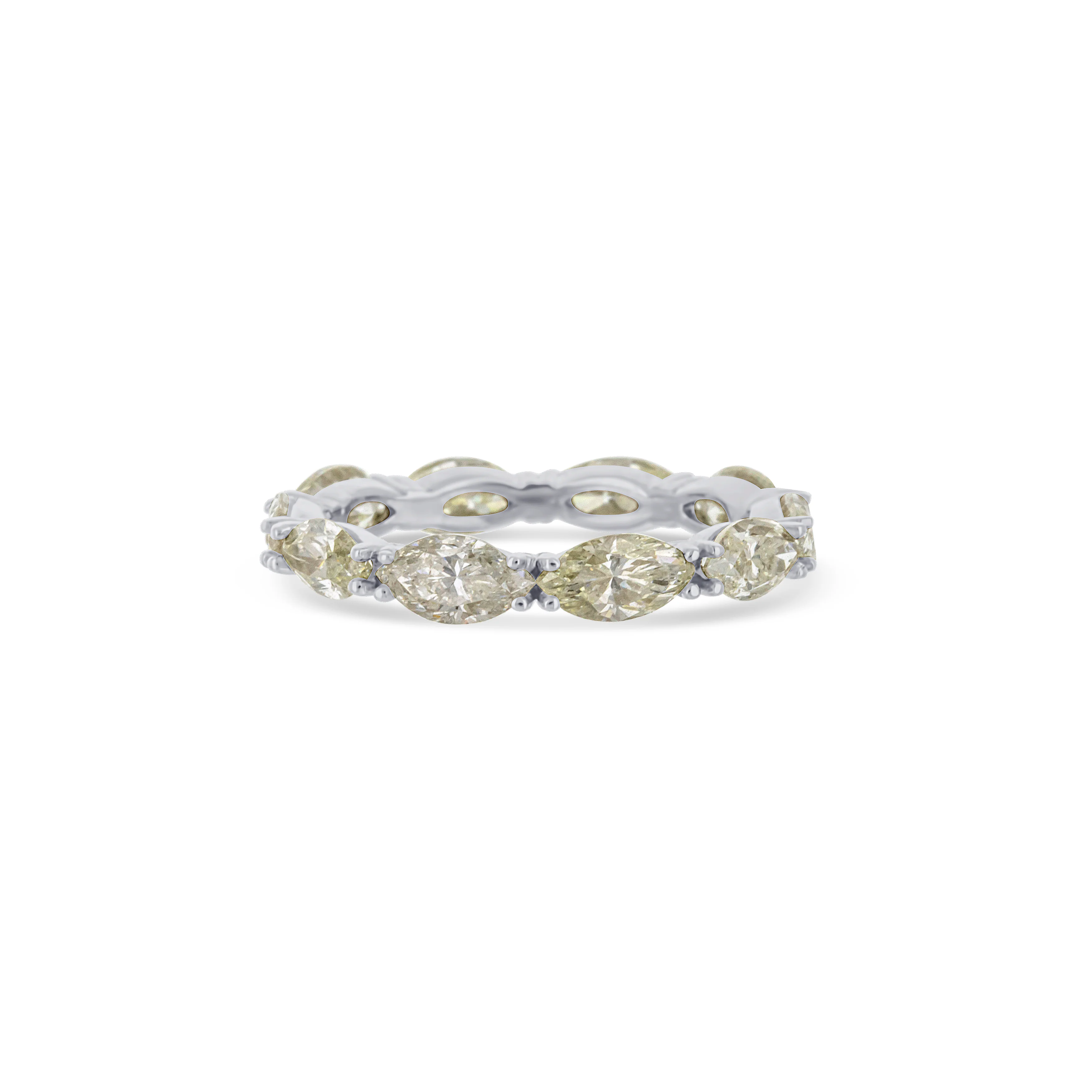 Platinum Marquise Eternity Band - Image 2