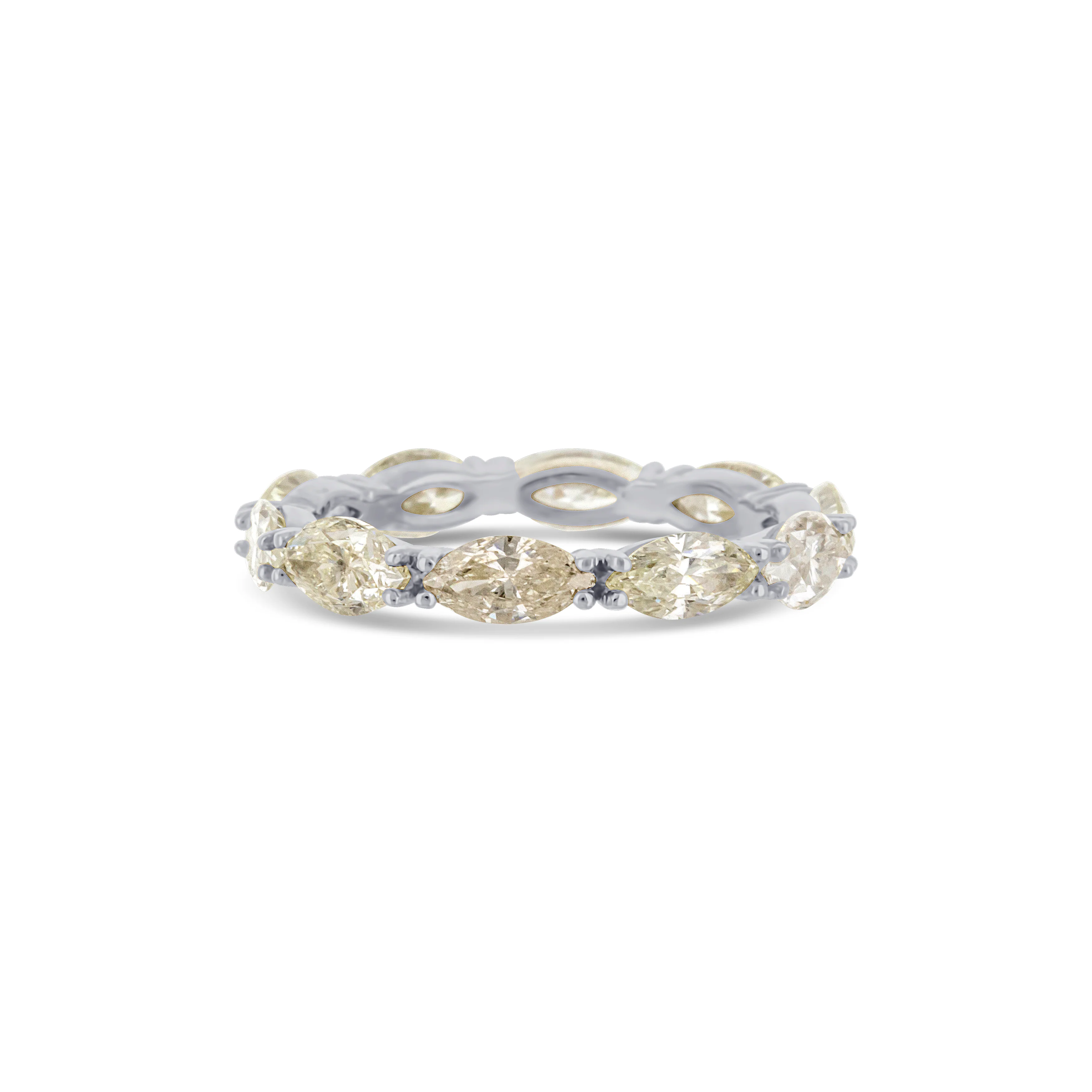 Platinum Marquise Eternity Band - Image 3