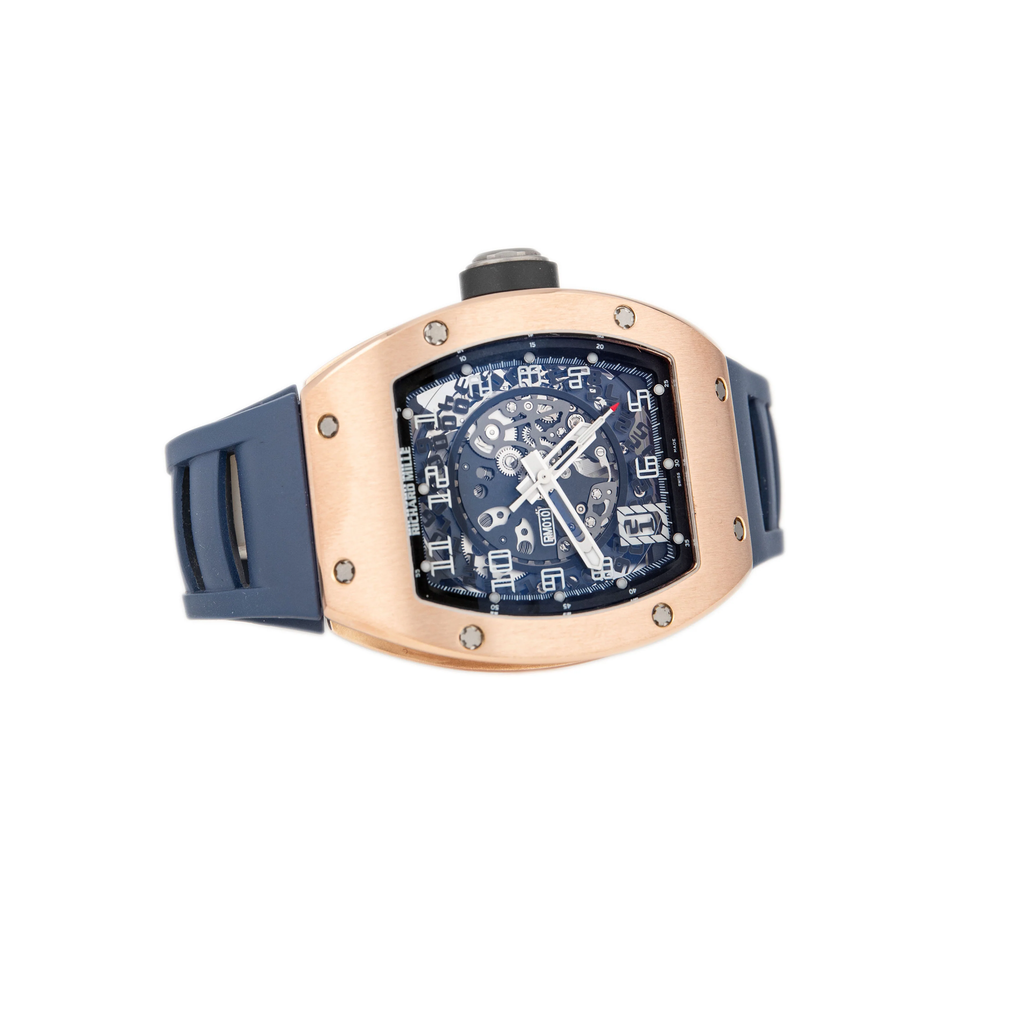 Richard Mille RM010 Rose Gold Skeleton Dial 48x39mm RM010 Full Set - Image 4