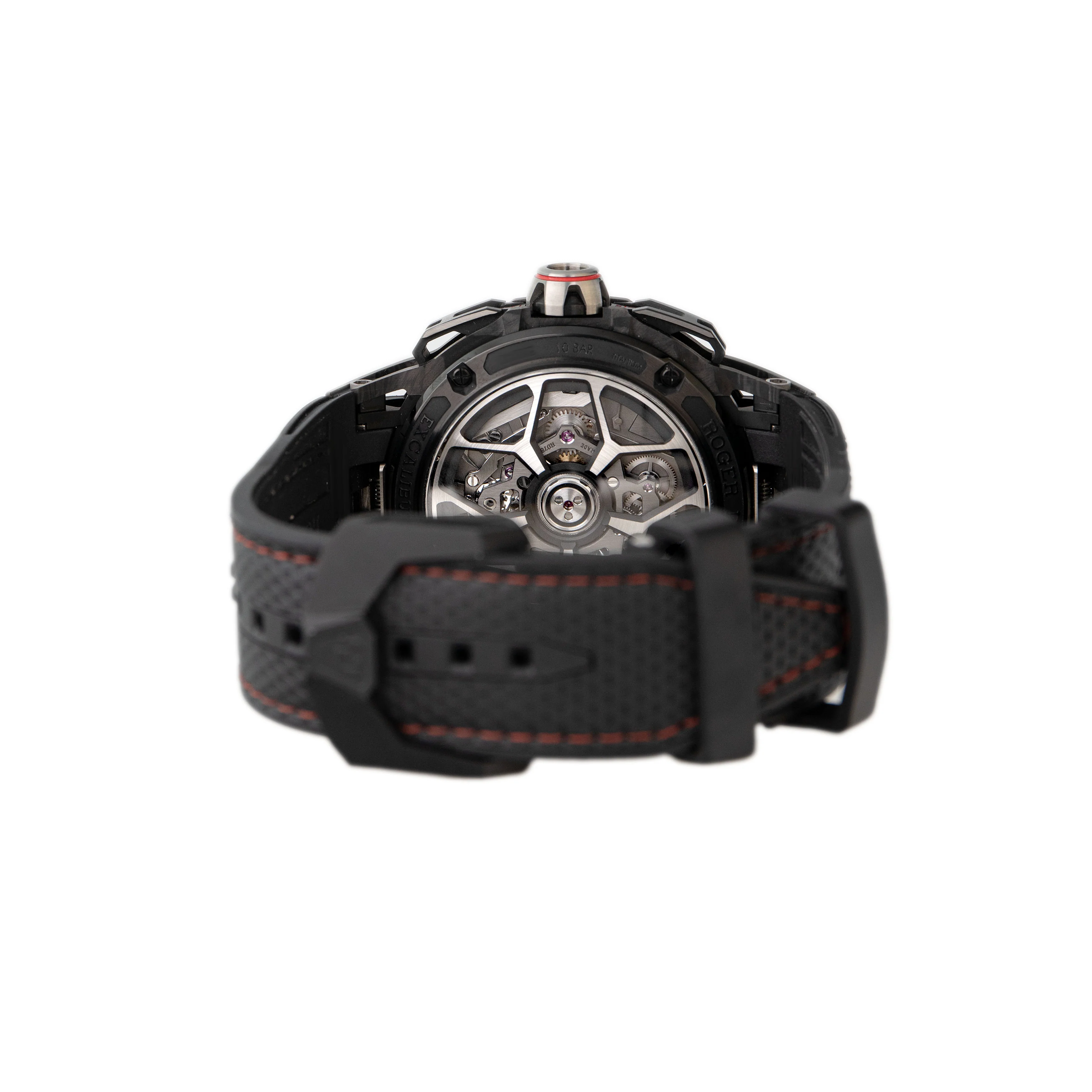 Roger Dubuis Excalibur Spider Flyback Chronograph Carbon Skeleton Dial 45mm DBEX1046 Full Set - Image 5